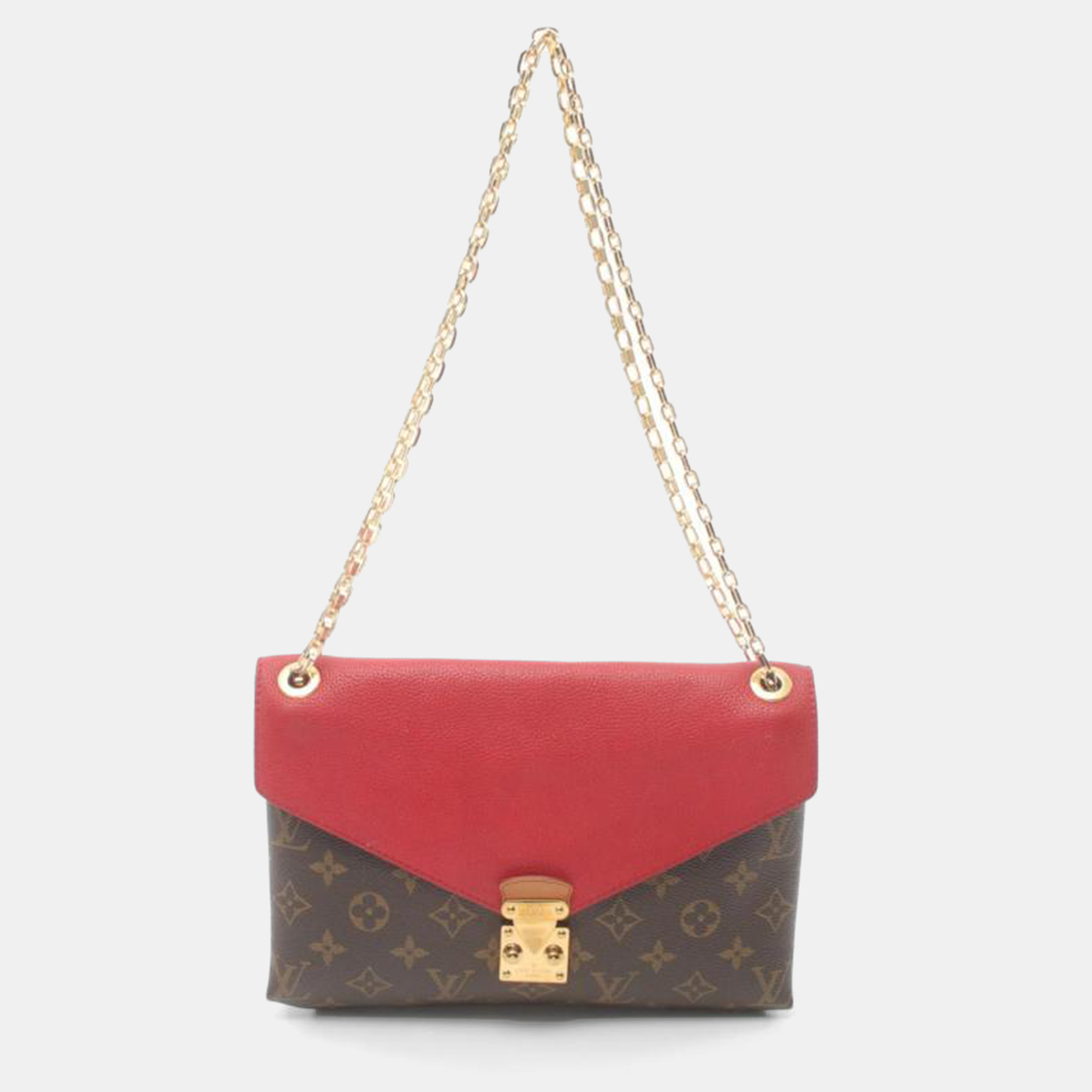 

Louis Vuitton Brown Monogram Canvas Pallas Chain Shoulder Bag