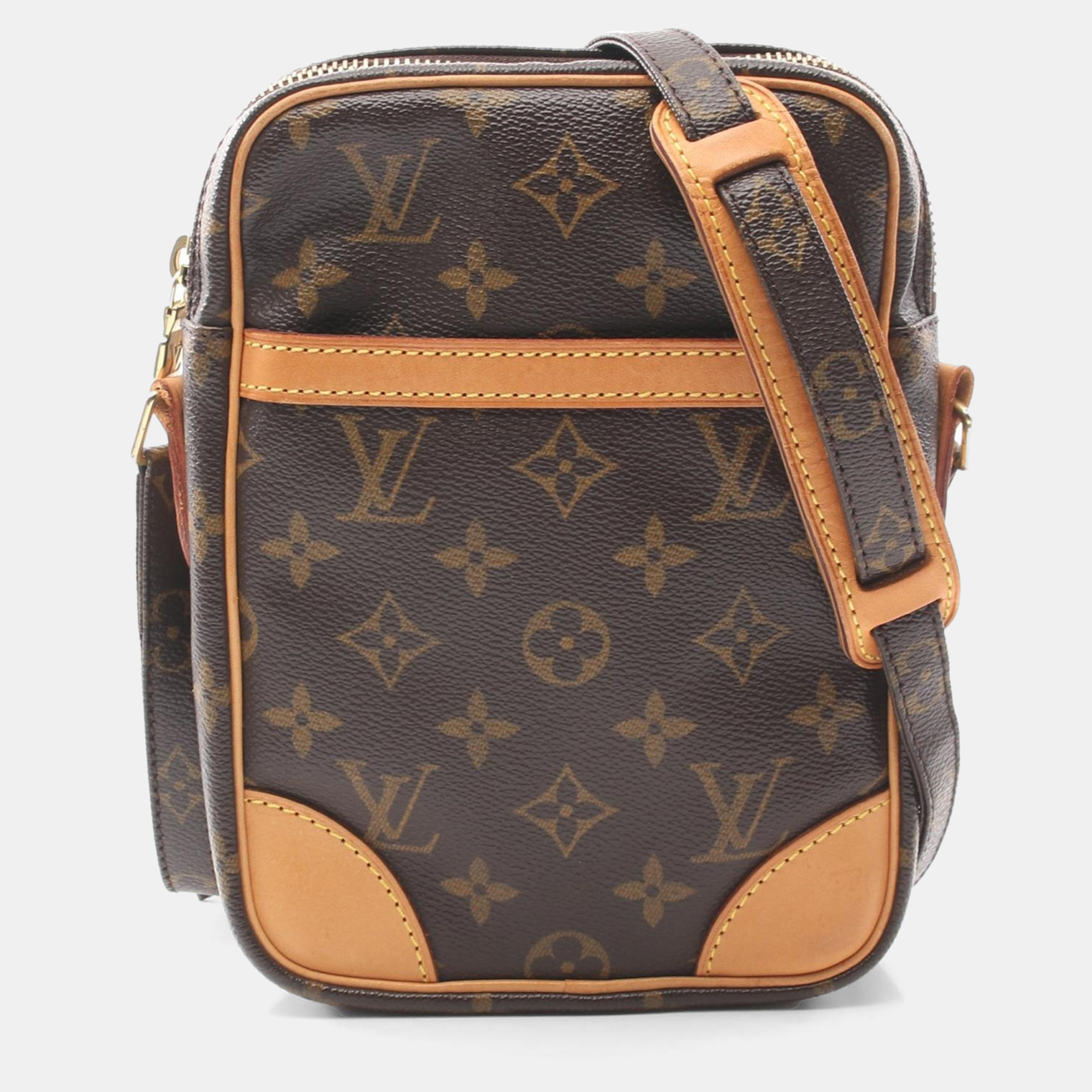 

Louis Vuitton Monogram Leather Danube Shoulder Bag, Brown