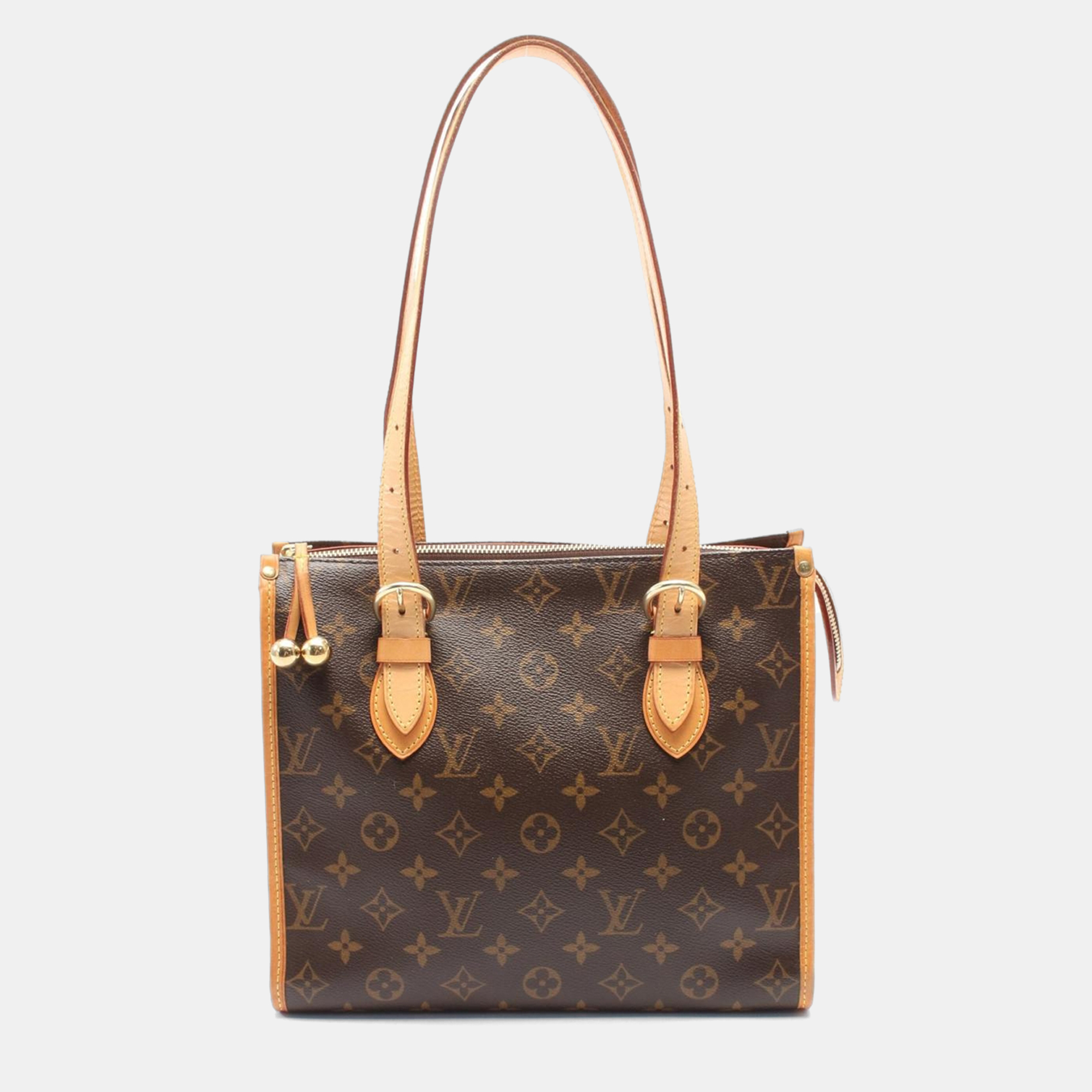 

Louis Vuitton Brown Monogram Leather Popincourt Haut Tote Bag