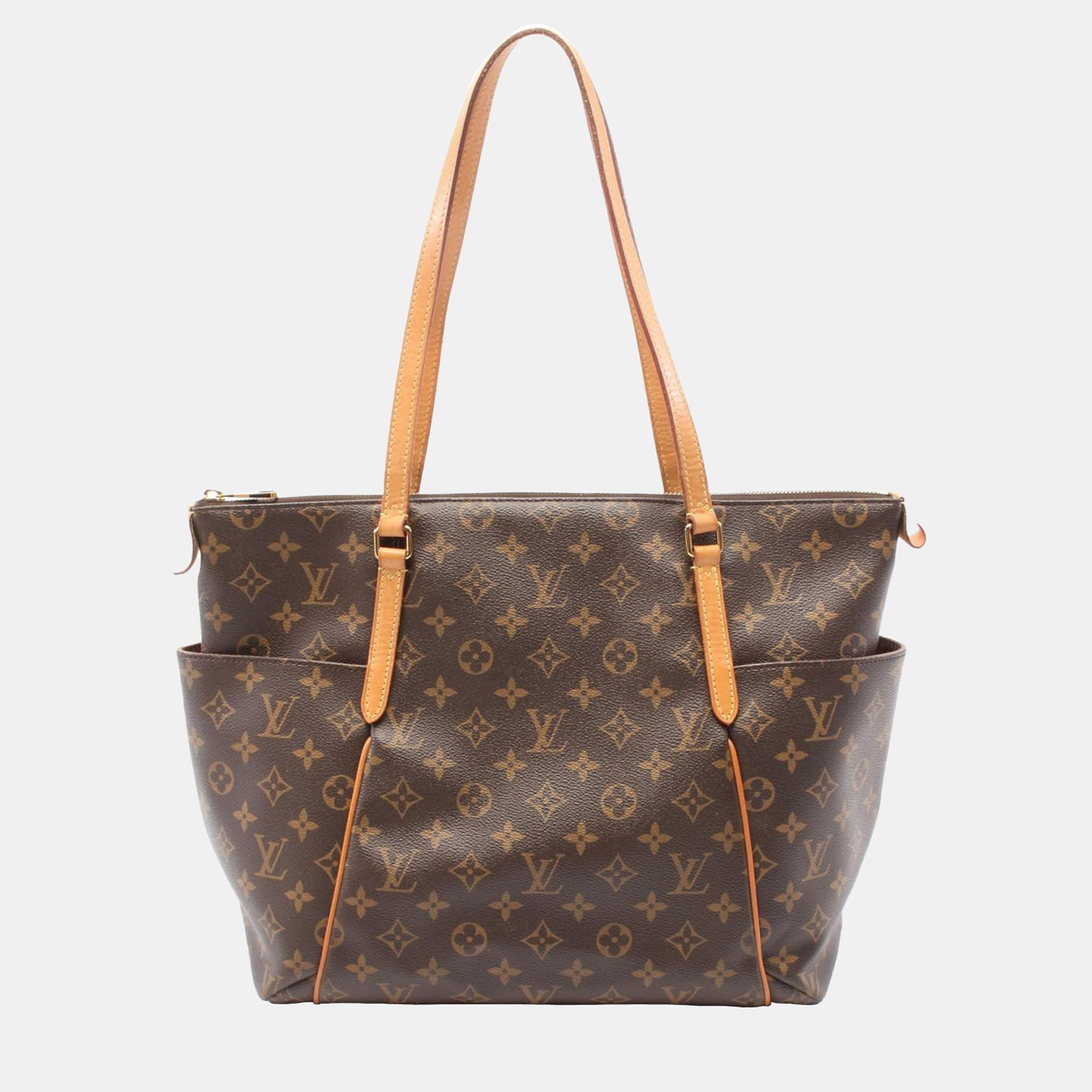 

Louis Vuitton Brown Monogram Leather Totally Mm Tote Shoulder Bag