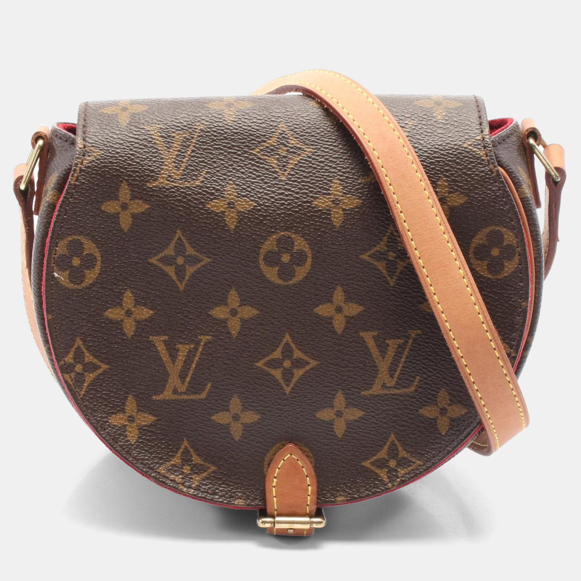 

Louis Vuitton Brown Monogram Leather Tambourin Shoulder Bag