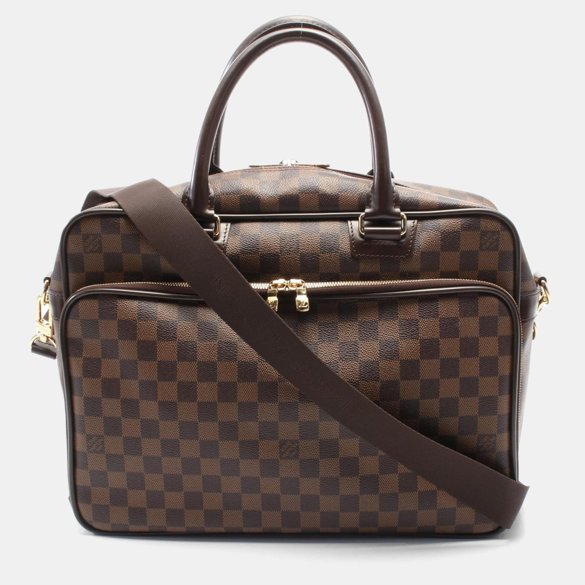 

Louis Vuitton Ebene Damier Ikar Briefcase Business Bag, Brown