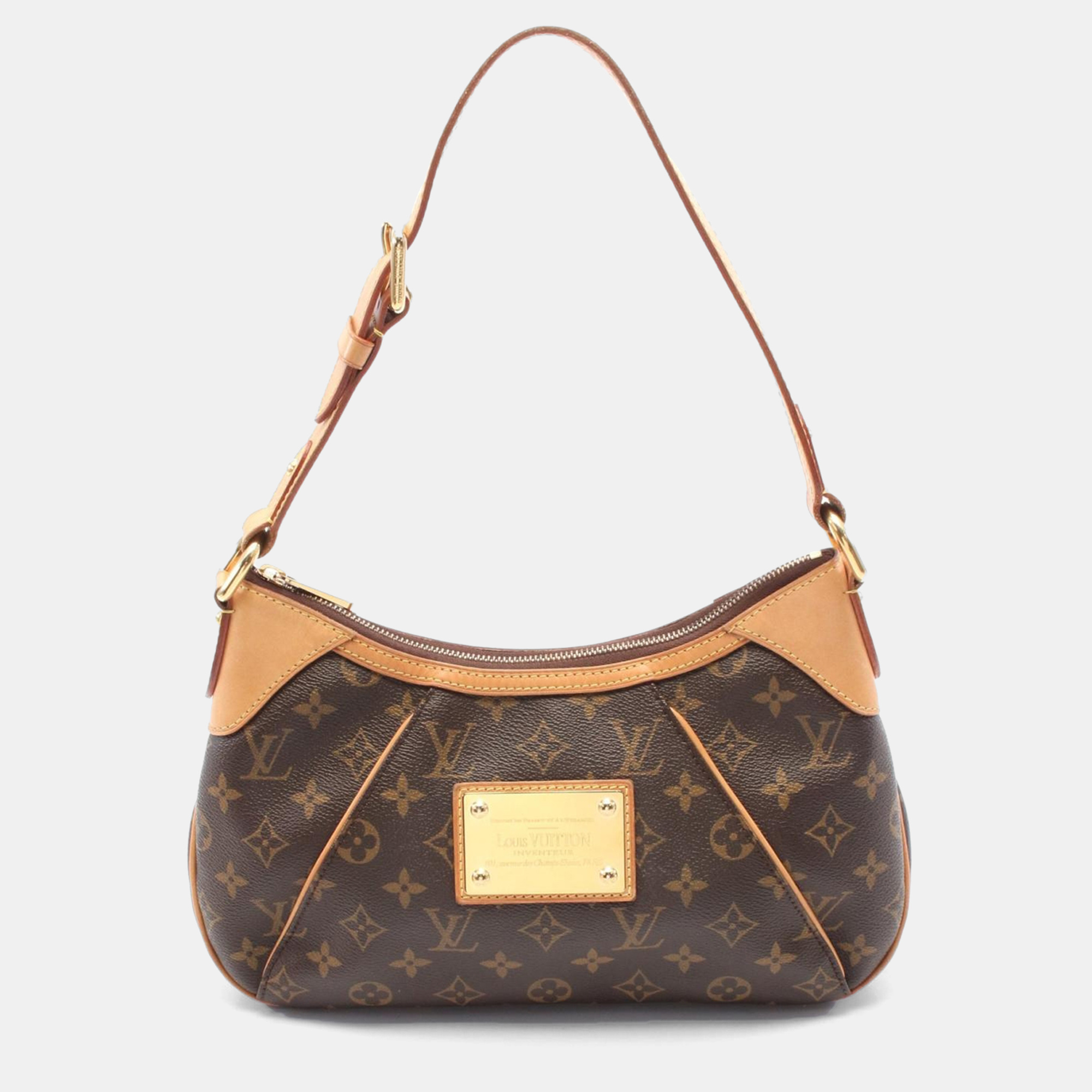 

Louis Vuitton Brown Monogram Leather Thames PM Shoulder Bag