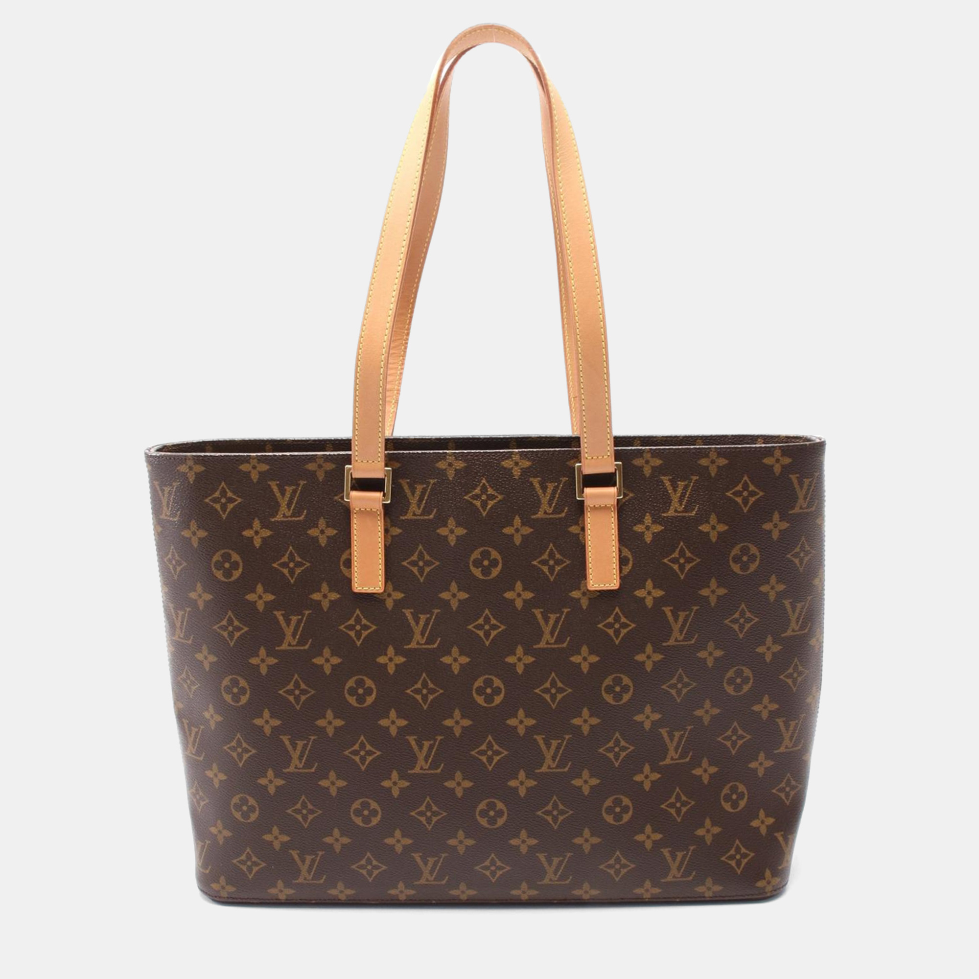 

Louis Vuitton Brown Monogram Leather Luco Tote Bag