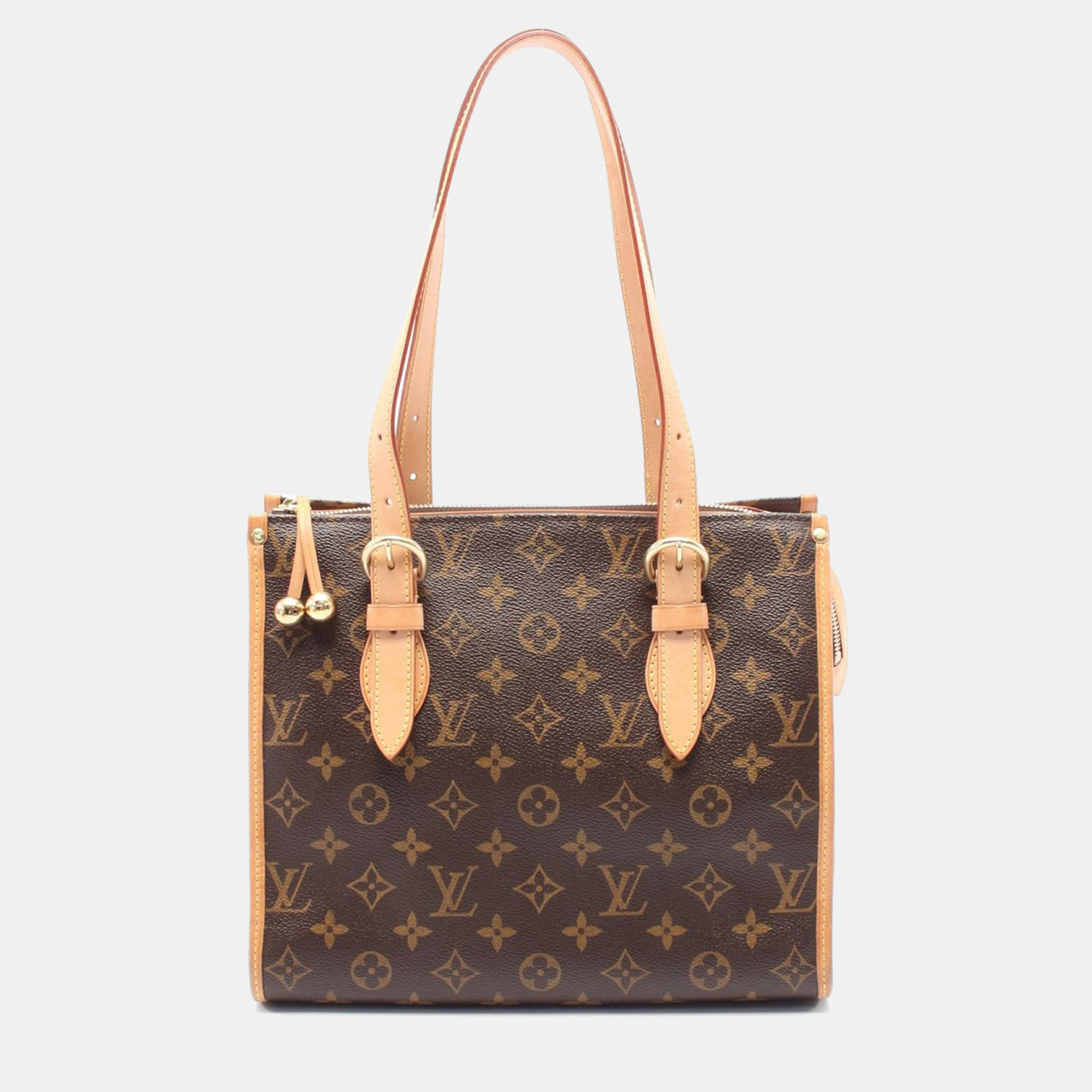 

Louis Vuitton Brown Monogram Leather Popincourt Haut Tote Bag