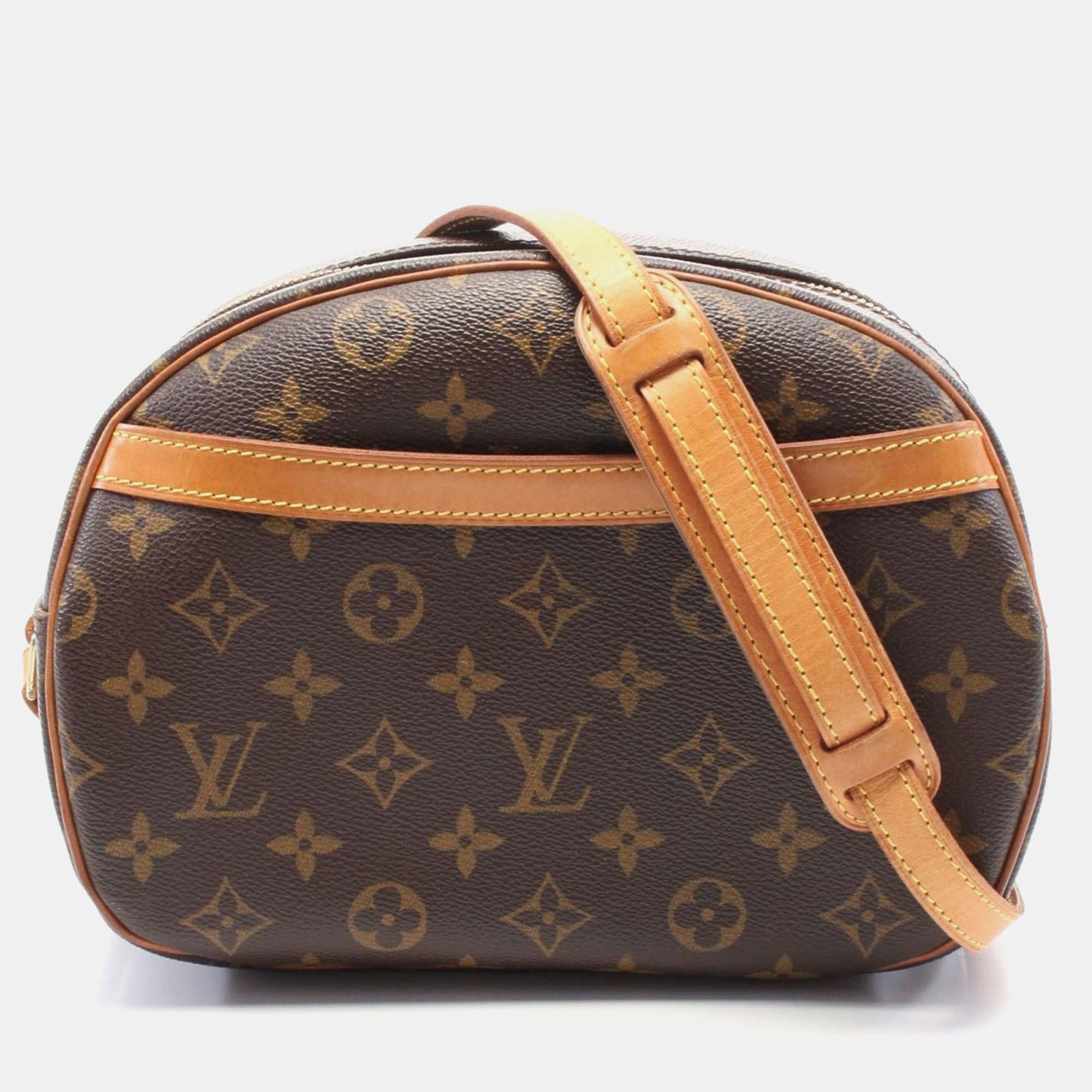 

Louis Vuitton Brown Monogram Leather Blois Shoulder Bag