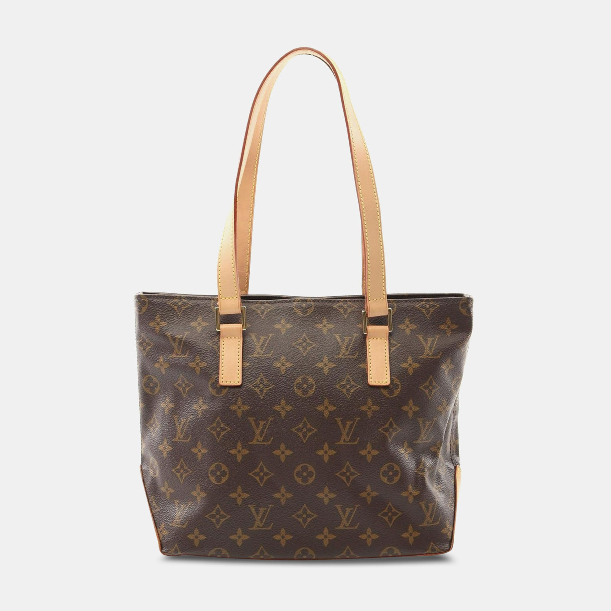 

Louis Vuitton Brown Monogram Leather Cabas Piano Shoulder Bag