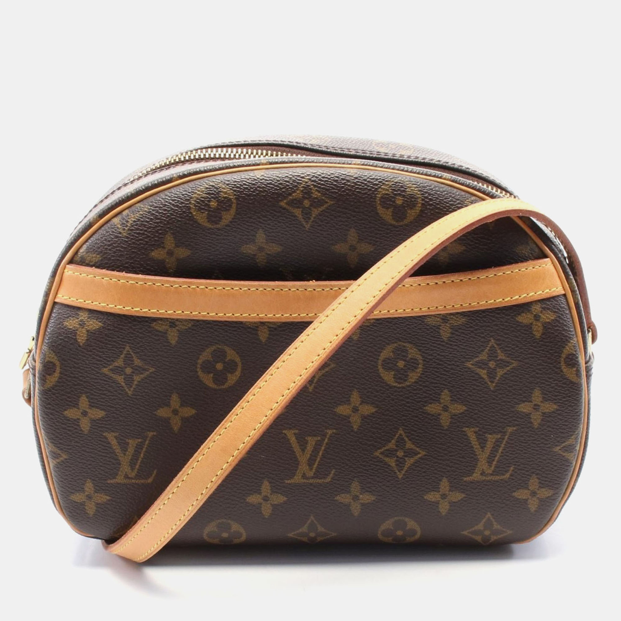 

Louis Vuitton Brown Monogram Leather Blois Shoulder Bag
