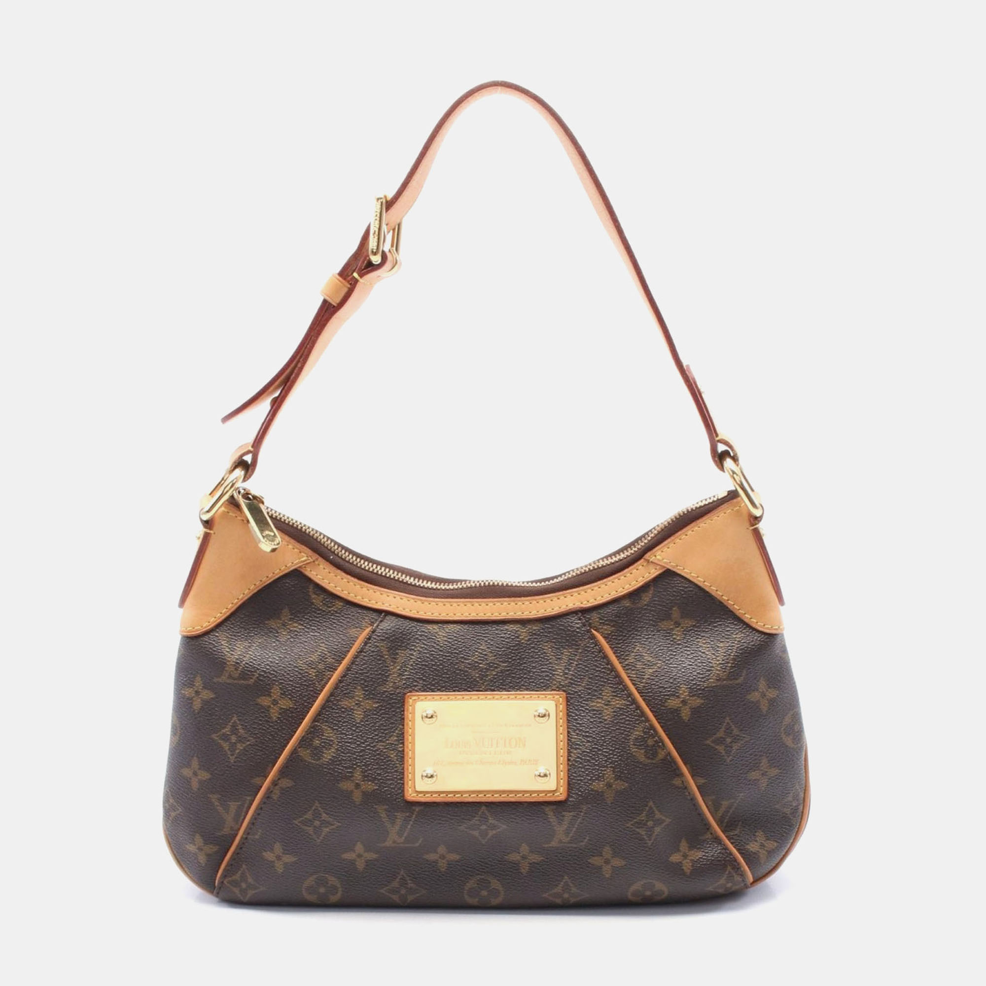 

Louis Vuitton Brown Monogram Leather Thames PM Shoulder Bag