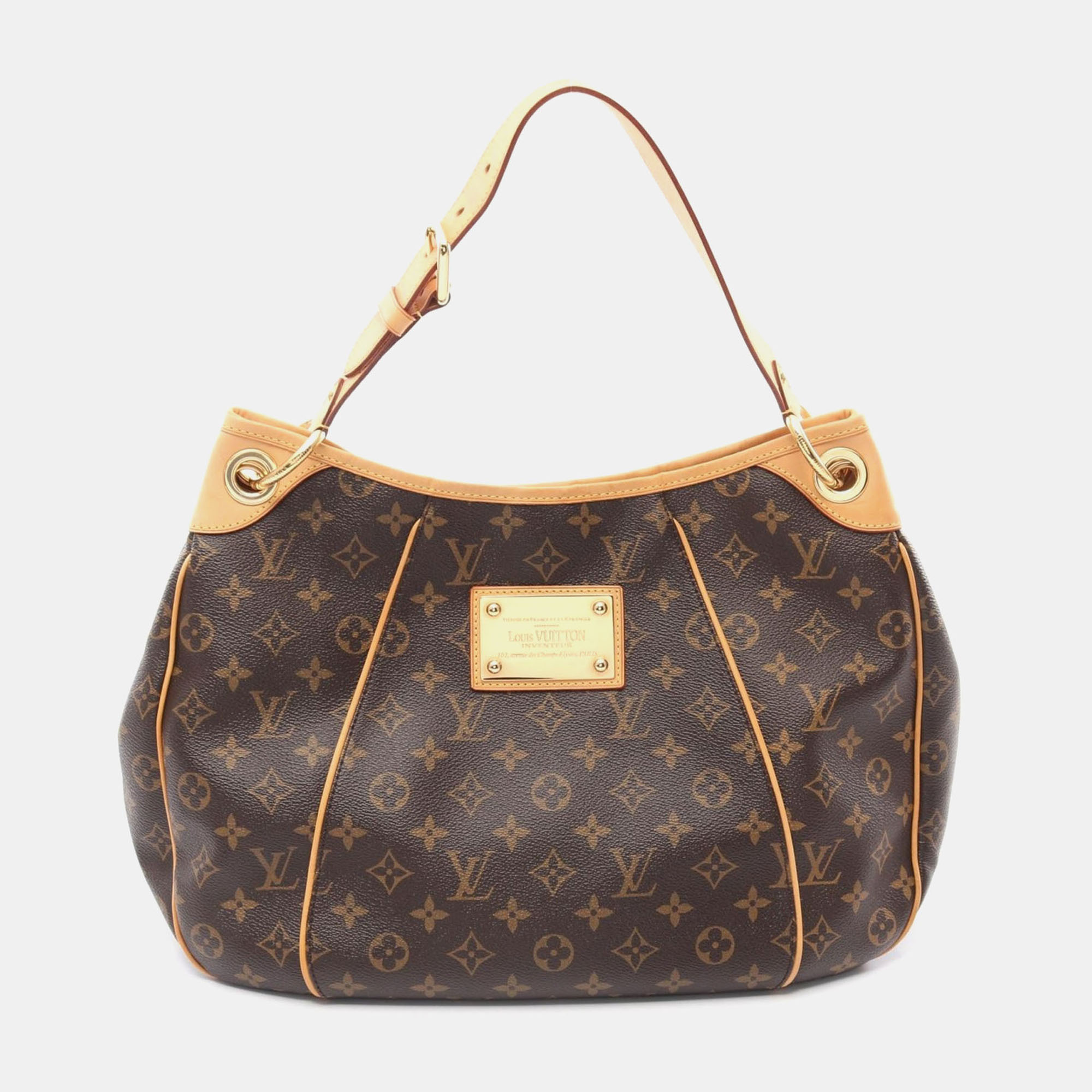 

Louis Vuitton Brown Monogram Leather Garriella PM Shoulder Bag
