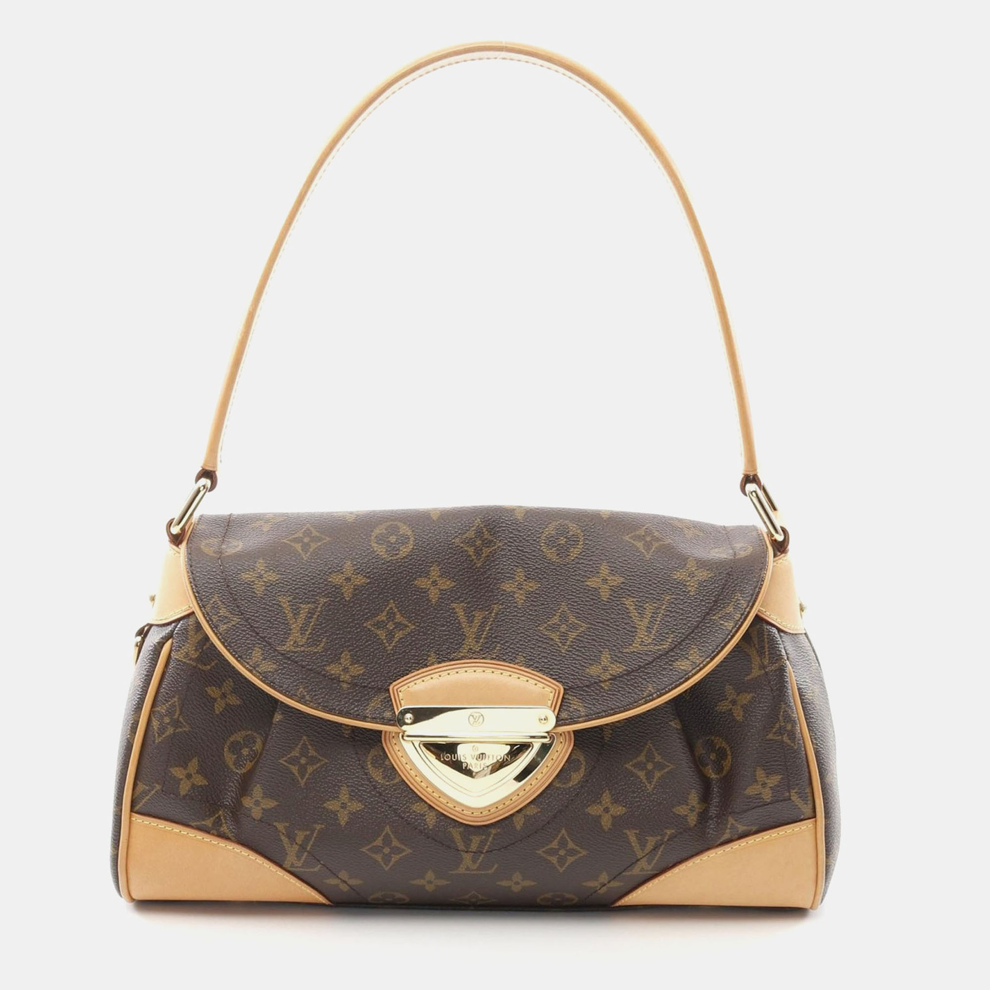 

Louis Vuitton Brown Monogram Leather Beverly MM Shoulder Bag