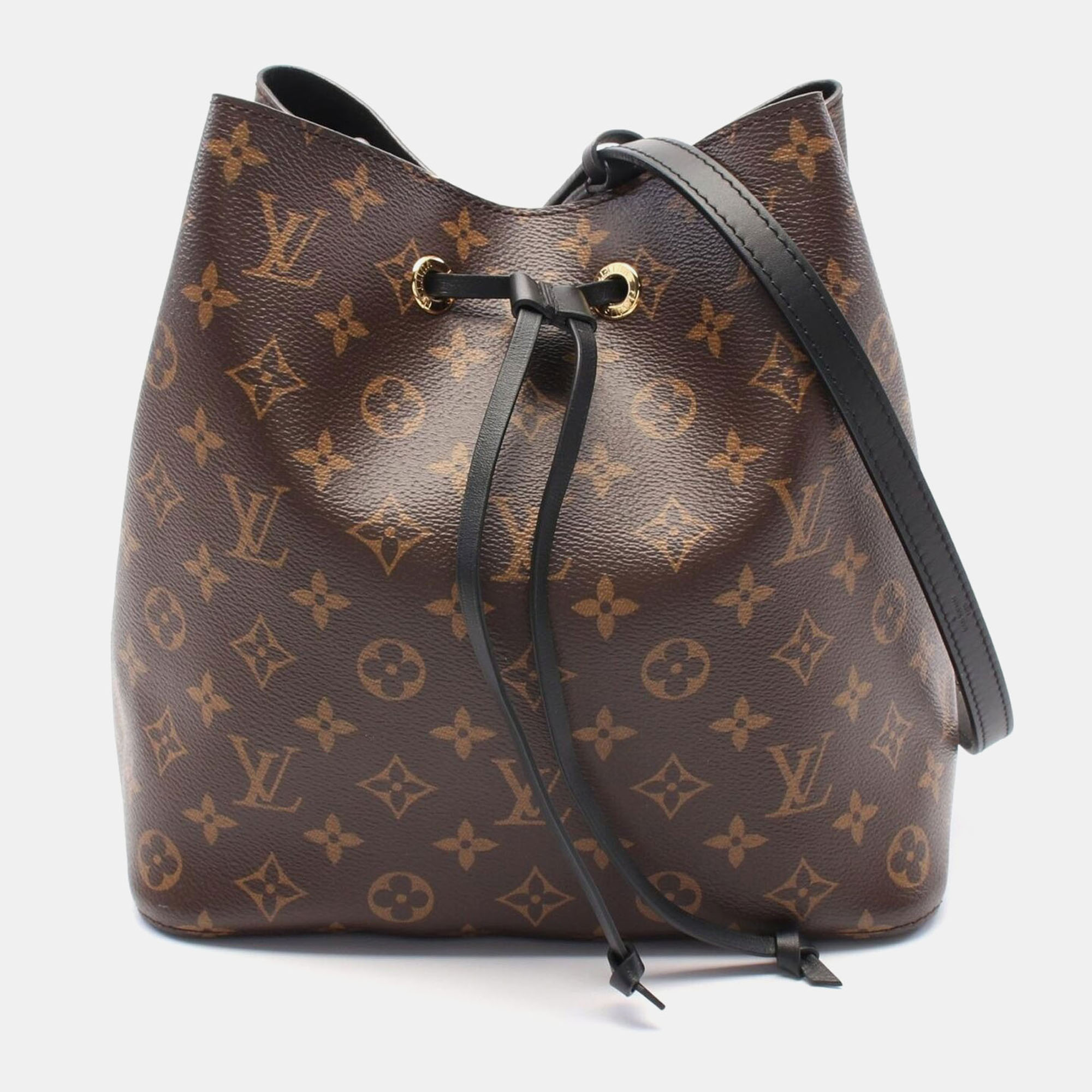

Louis Vuitton Brown Black Monogram Neonoe Shoulder Bag
