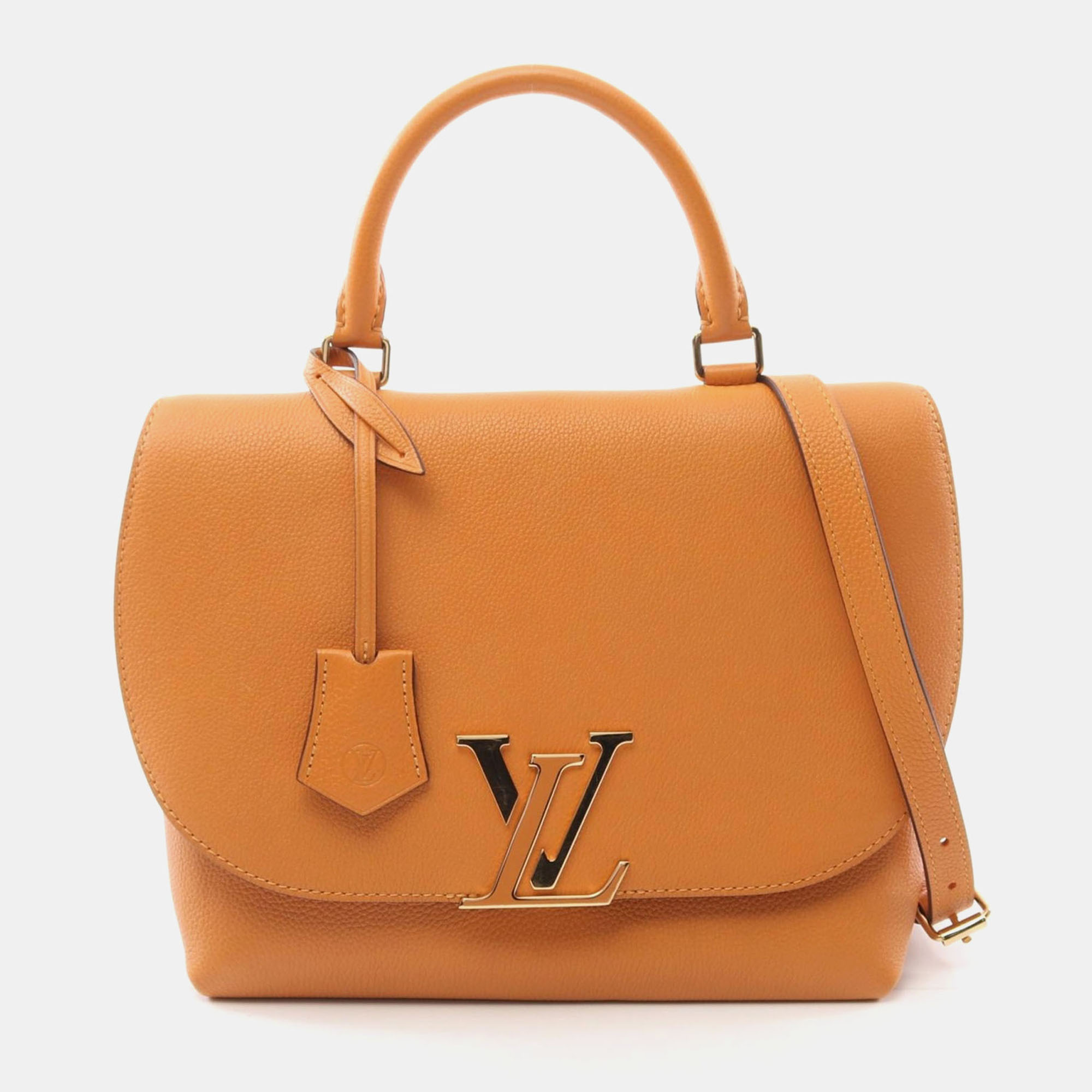 

Louis Vuitton Saffron Taurillon Volta Parnassus Crossbody Bag, Orange