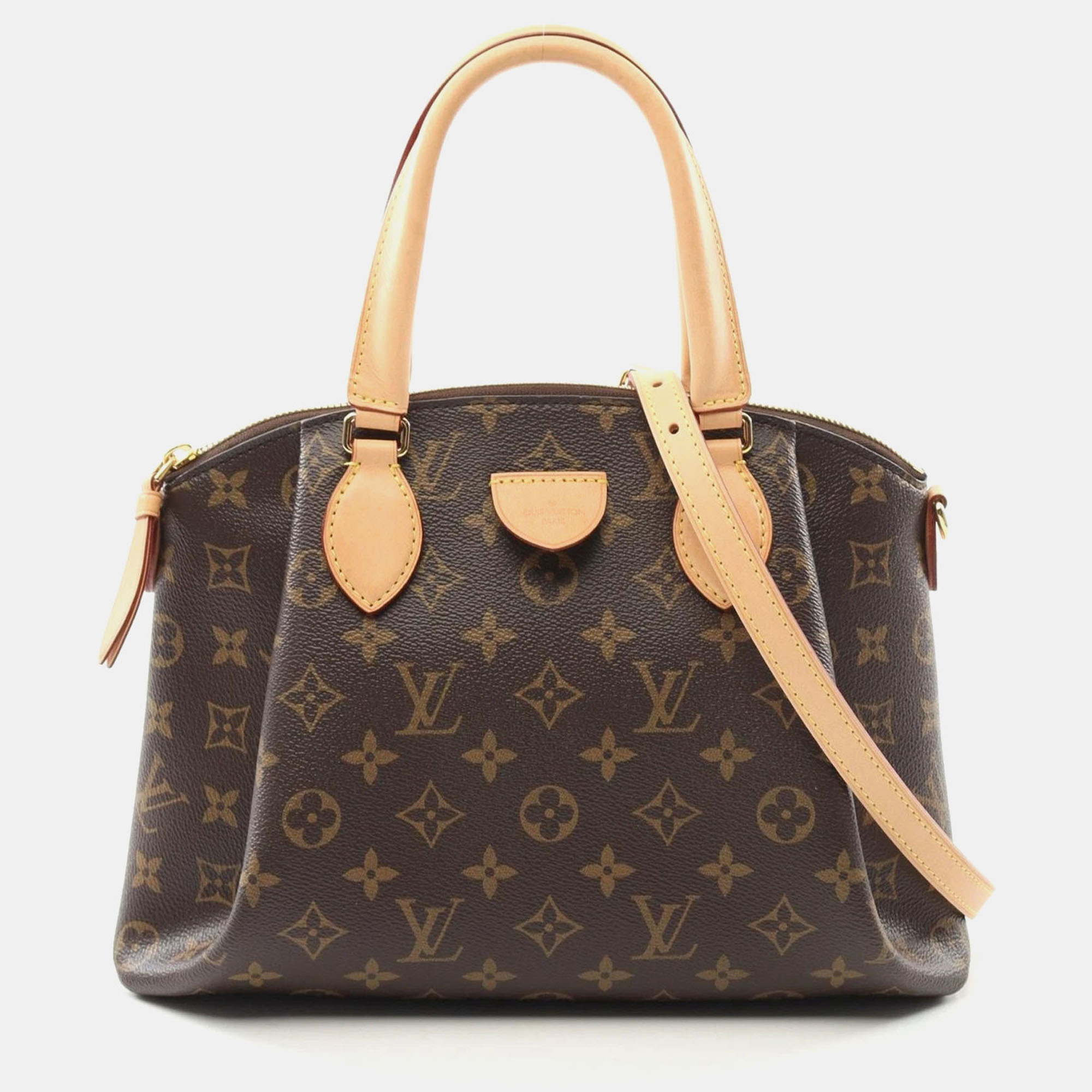 

Louis Vuitton Brown Monogram Leather Rivoli PM Shoulder Bag