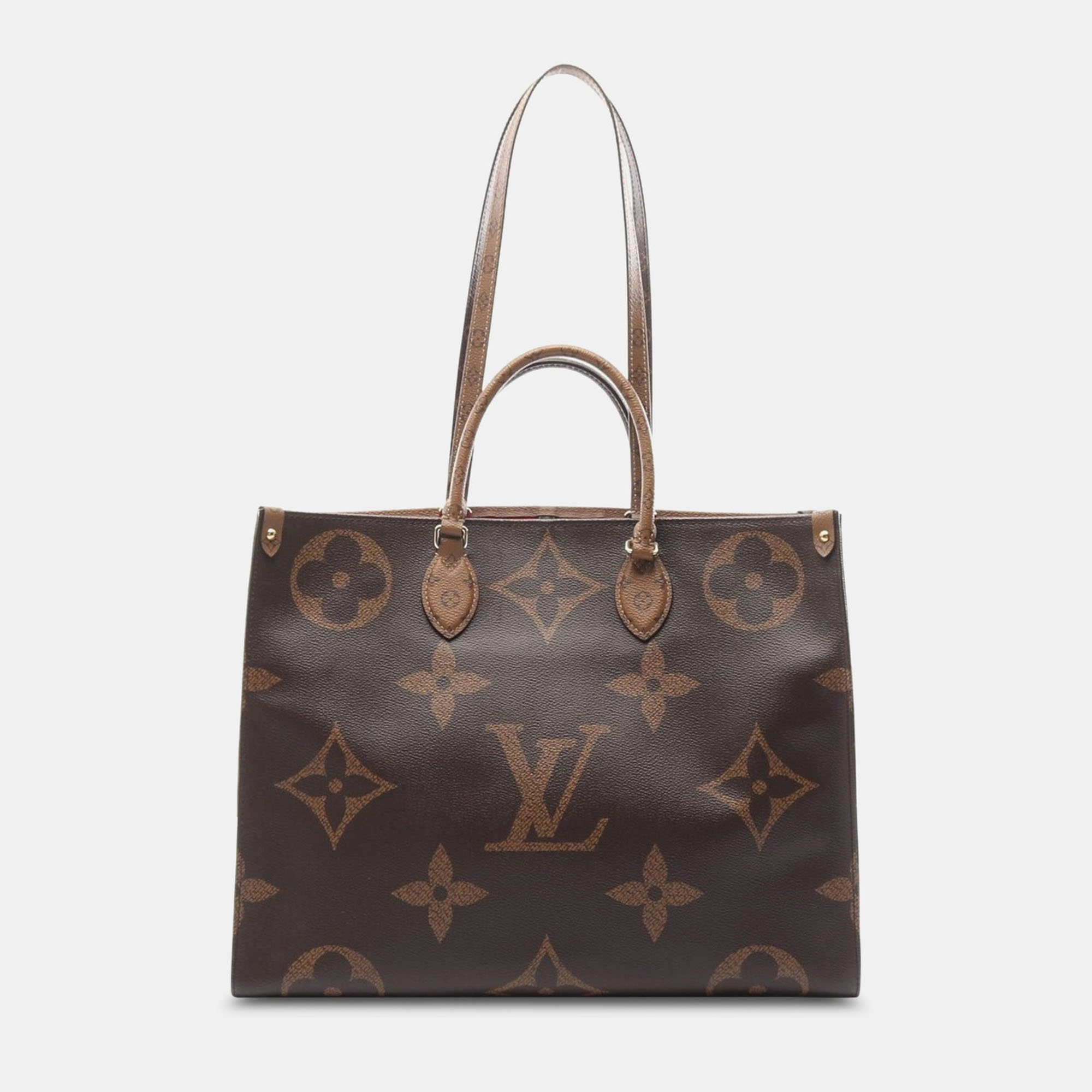 

Louis Vuitton Brown Monogram Giant Reverse On-The-Go GM Shoulder Bag