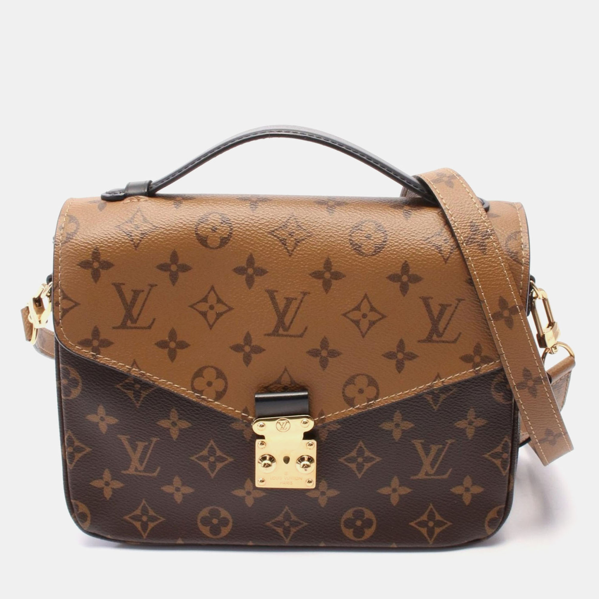 

Louis Vuitton Brown Monogram Reverse Pochette Metis MM Crossbody Bag