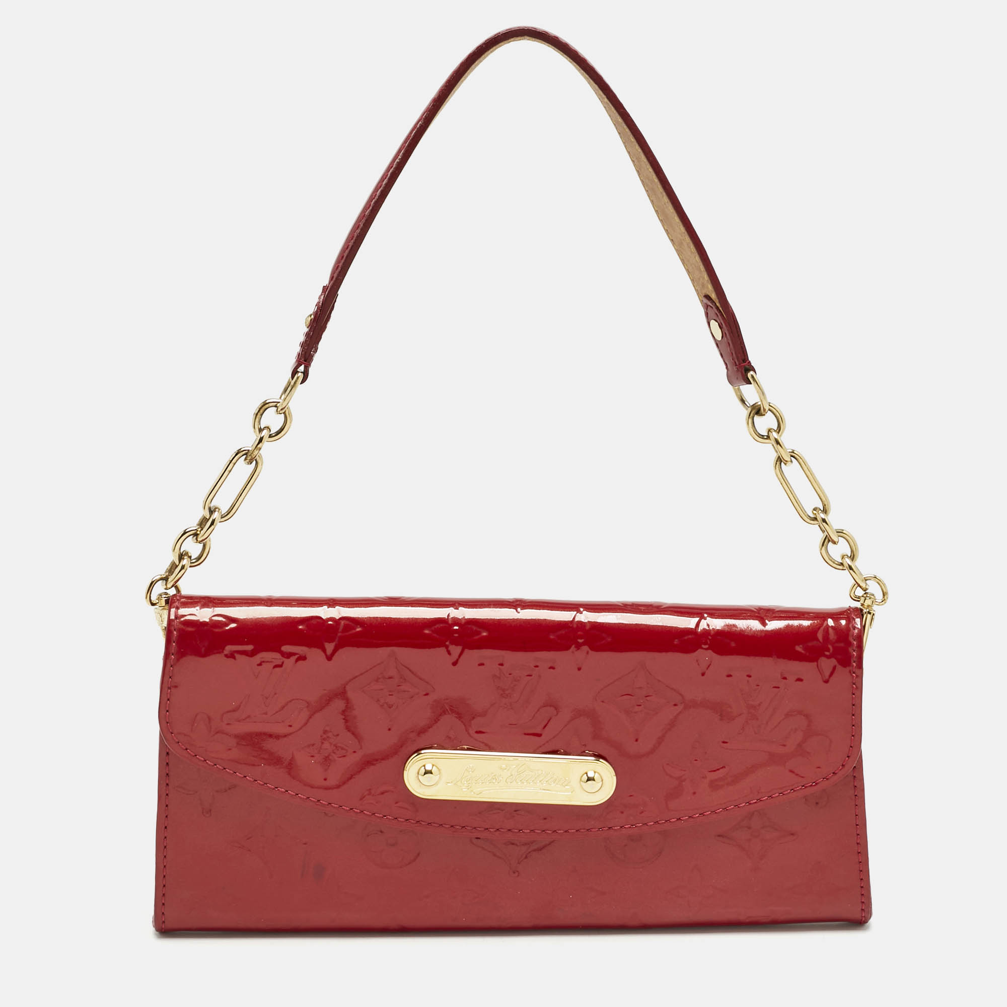 

Louis Vuitton Pomme D’amour Monogram Vernis Sunset Boulevard Bag, Red