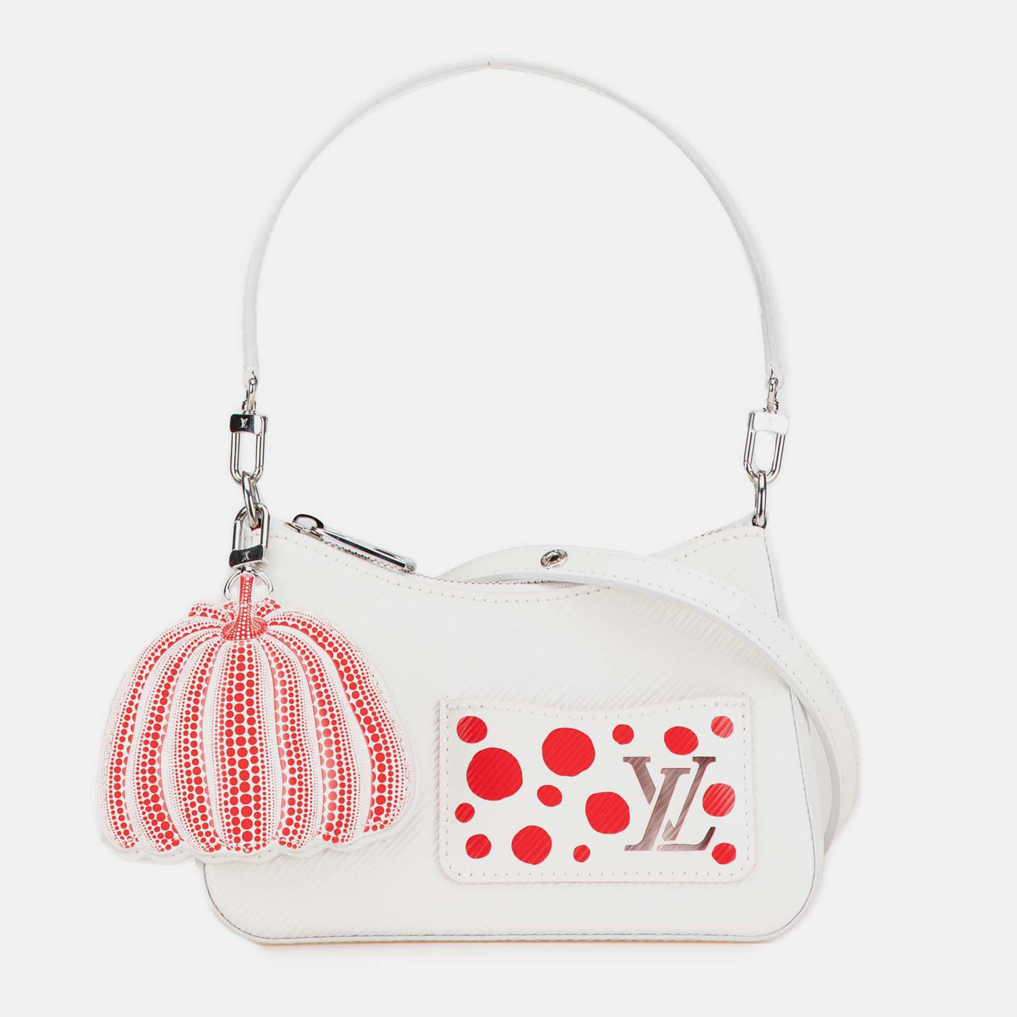 

Louis Vuitton White Yayoi Kusama Epi Infinity Dots Marellini