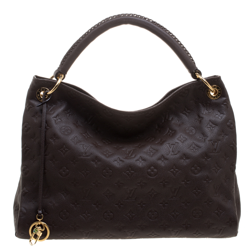 Louis Vuitton Black Monogram Empreinte Leather Montsouris MM Backpack Bag -  Yoogi's Closet