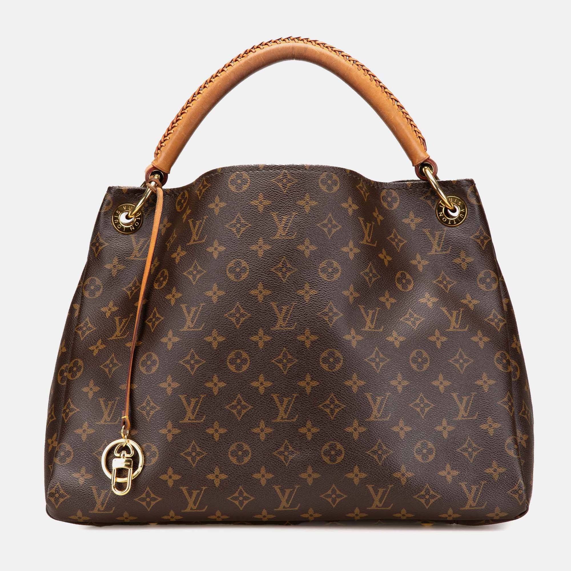 

Louis Vuitton Brown Monogram Leather Artsy MM
