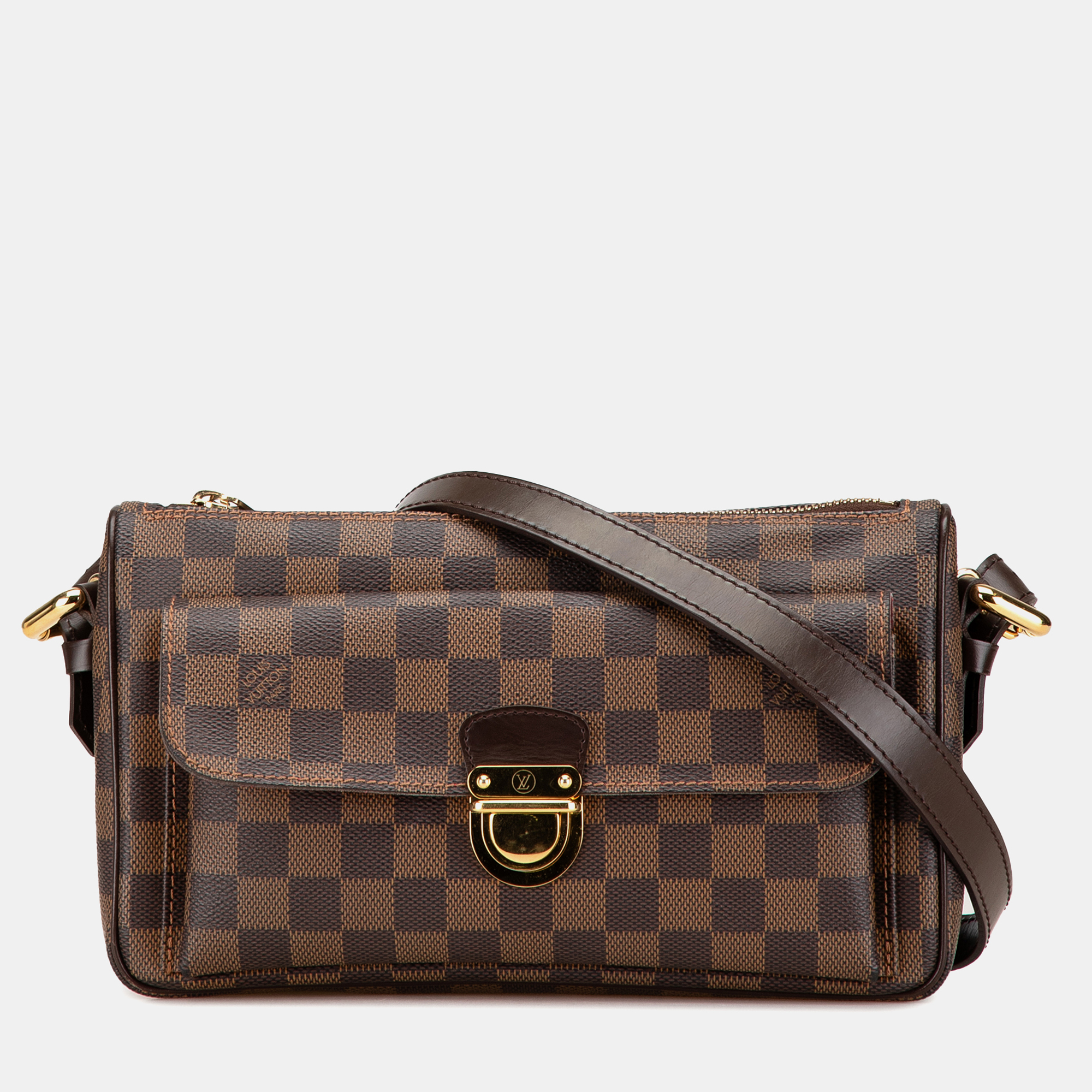 

Louis Vuitton Brown Damier Ebene Ravello GM