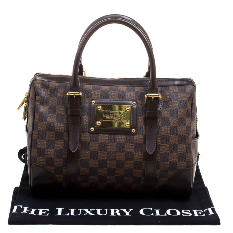 Berkeley cloth handbag Louis Vuitton White in Cloth - 14399890