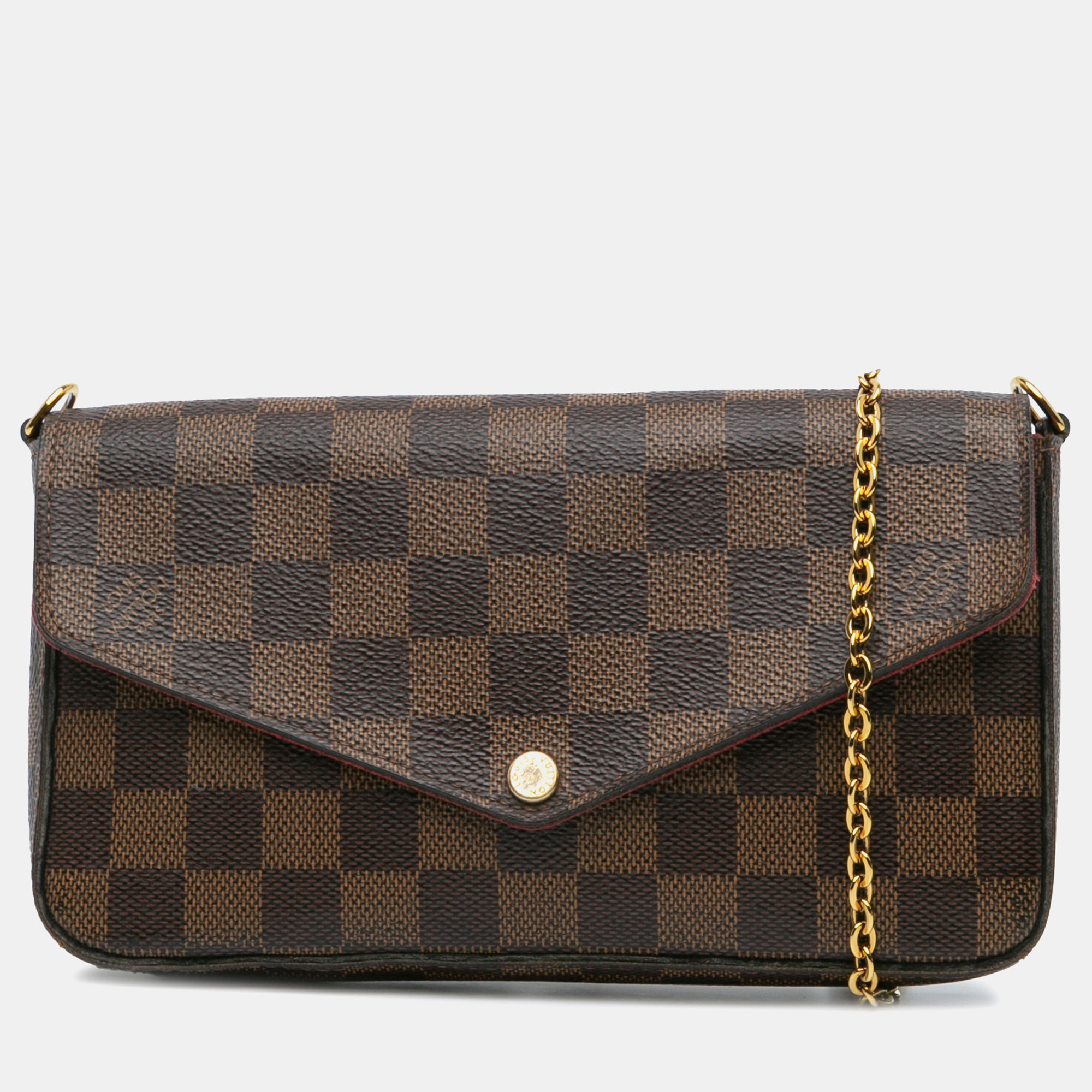 

Louis Vuitton Brown Damier Ebene Pochette Felicie