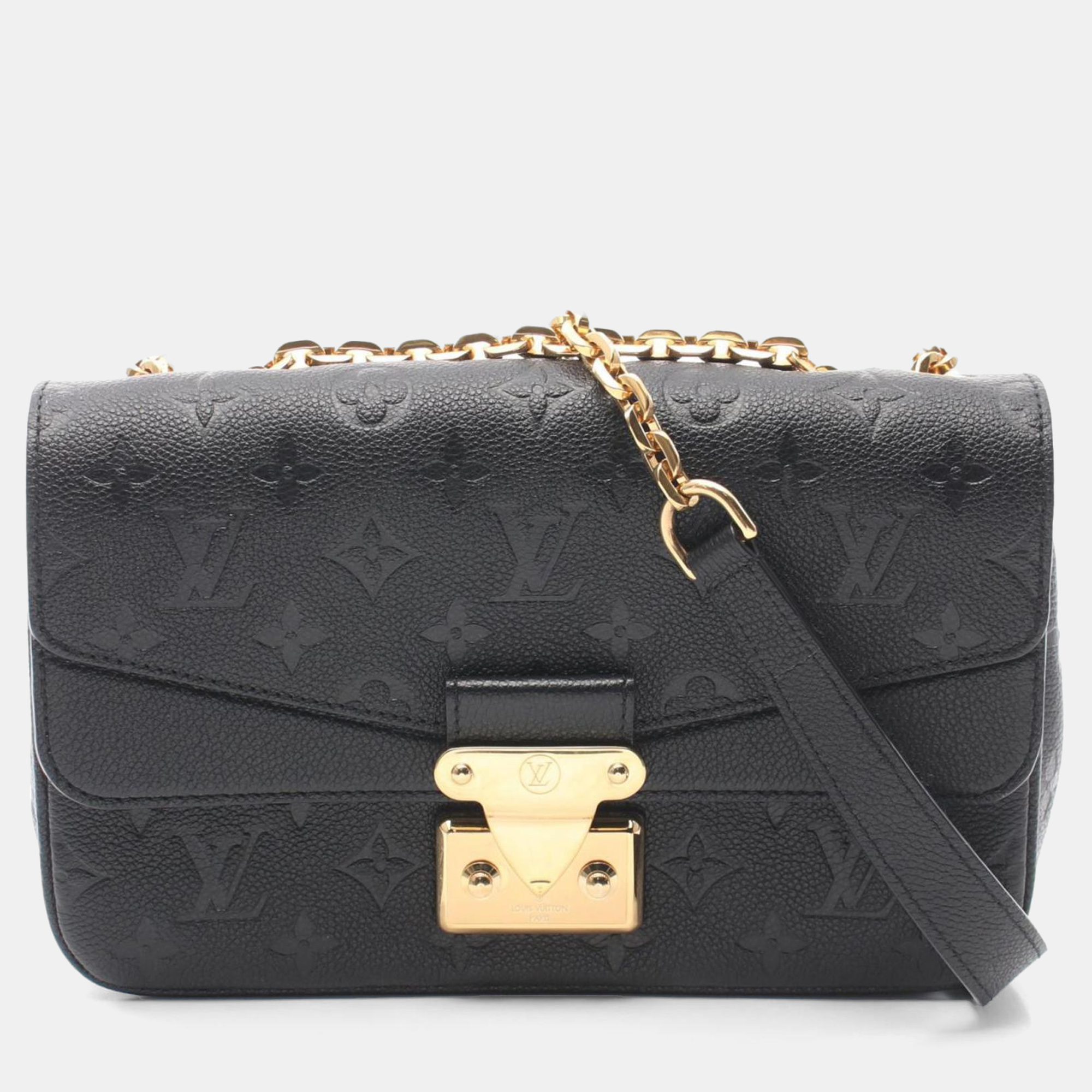 

Louis Vuitton Black Marceau Monogram Empreinte Leather Shoulder Bag