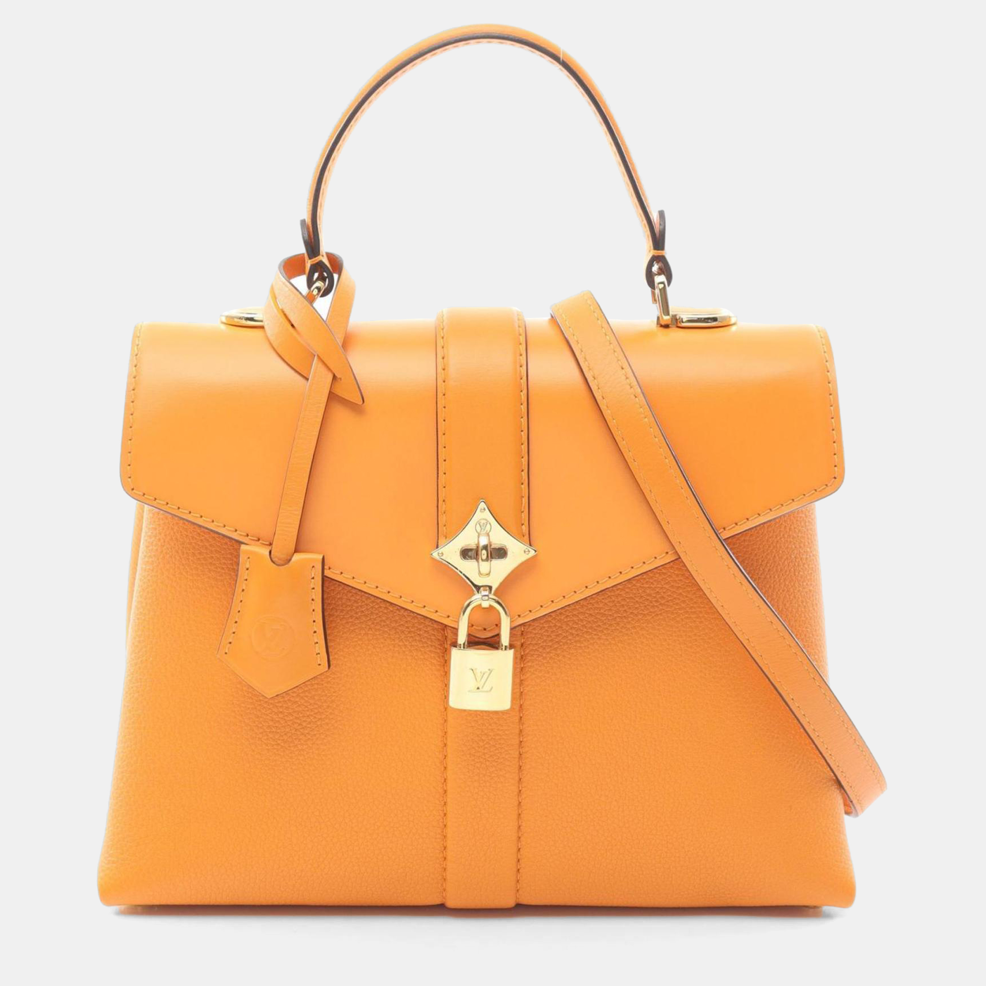 

Louis Vuitton Rose Des Vents Pm Handbag Leather Calfskin Orange
