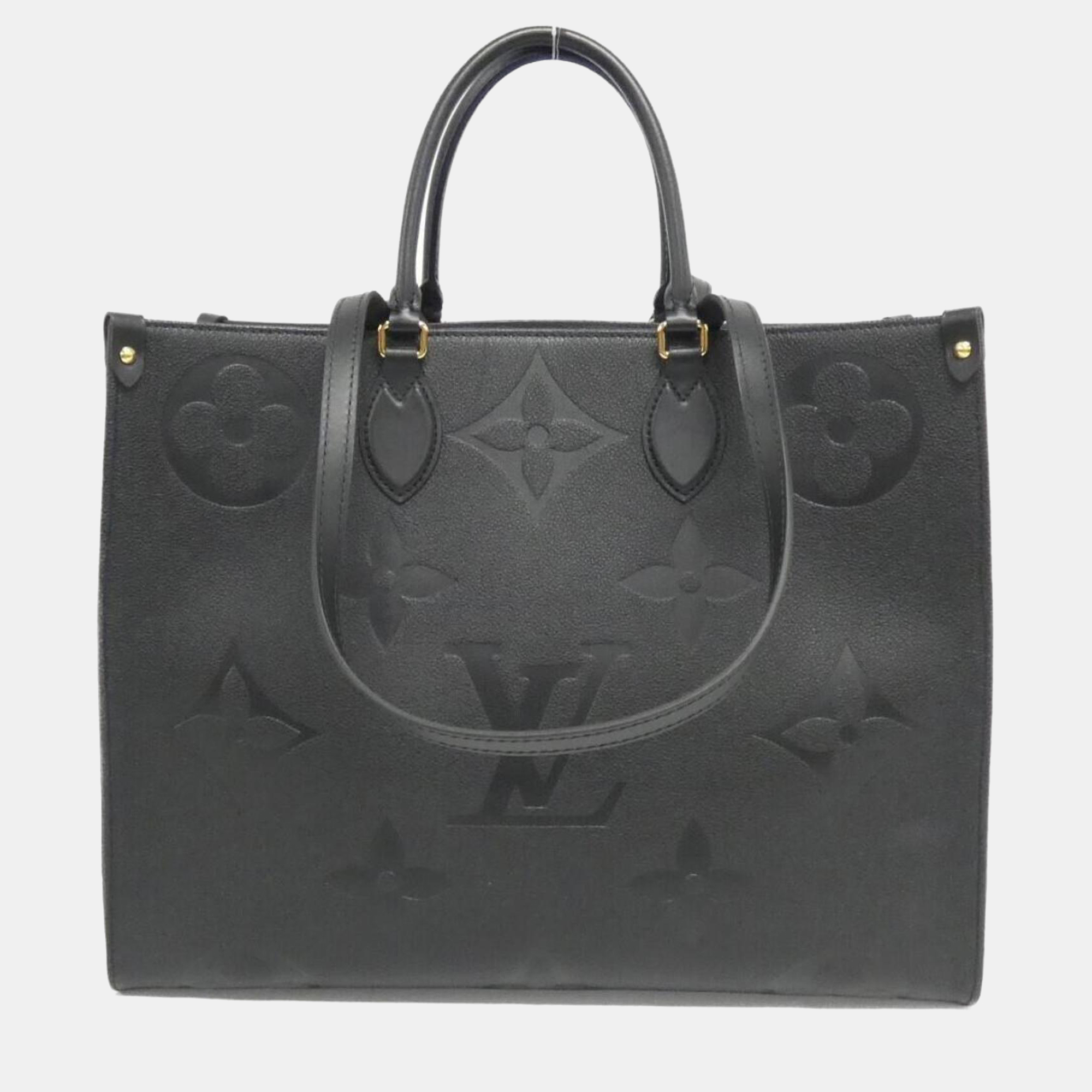 

Louis Vuitton Black Monogram Empreinte On-The-Go Handbag GM