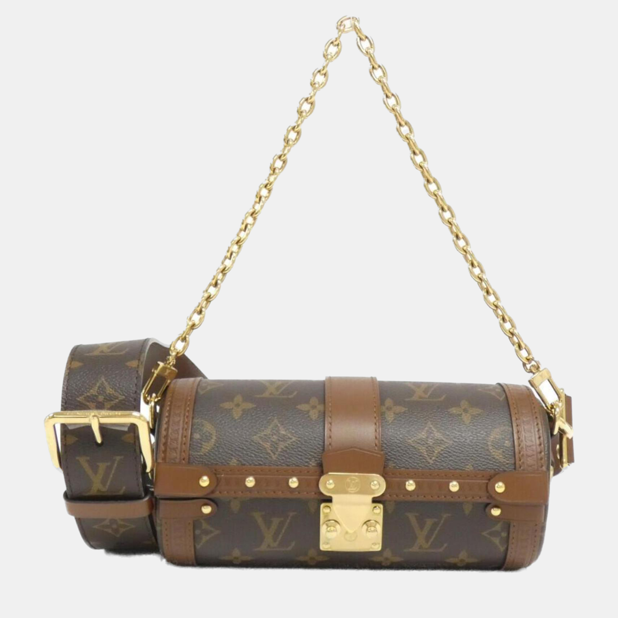 

Louis Vuitton Monogram Papillon Trunk Shoulder Bag, Brown