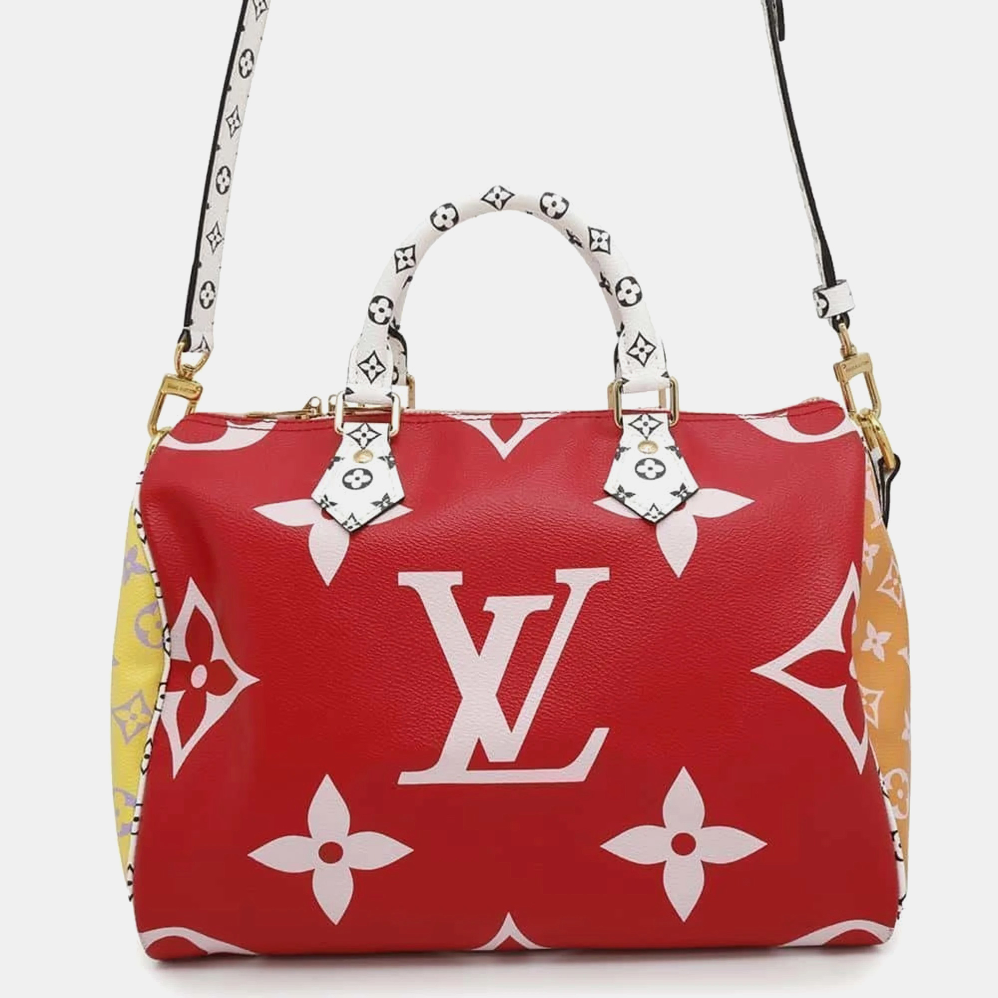 

Louis Vuitton Handbag Monogram Giant Speedy Bandouliere 30 Nm Shoulder Bag, Red