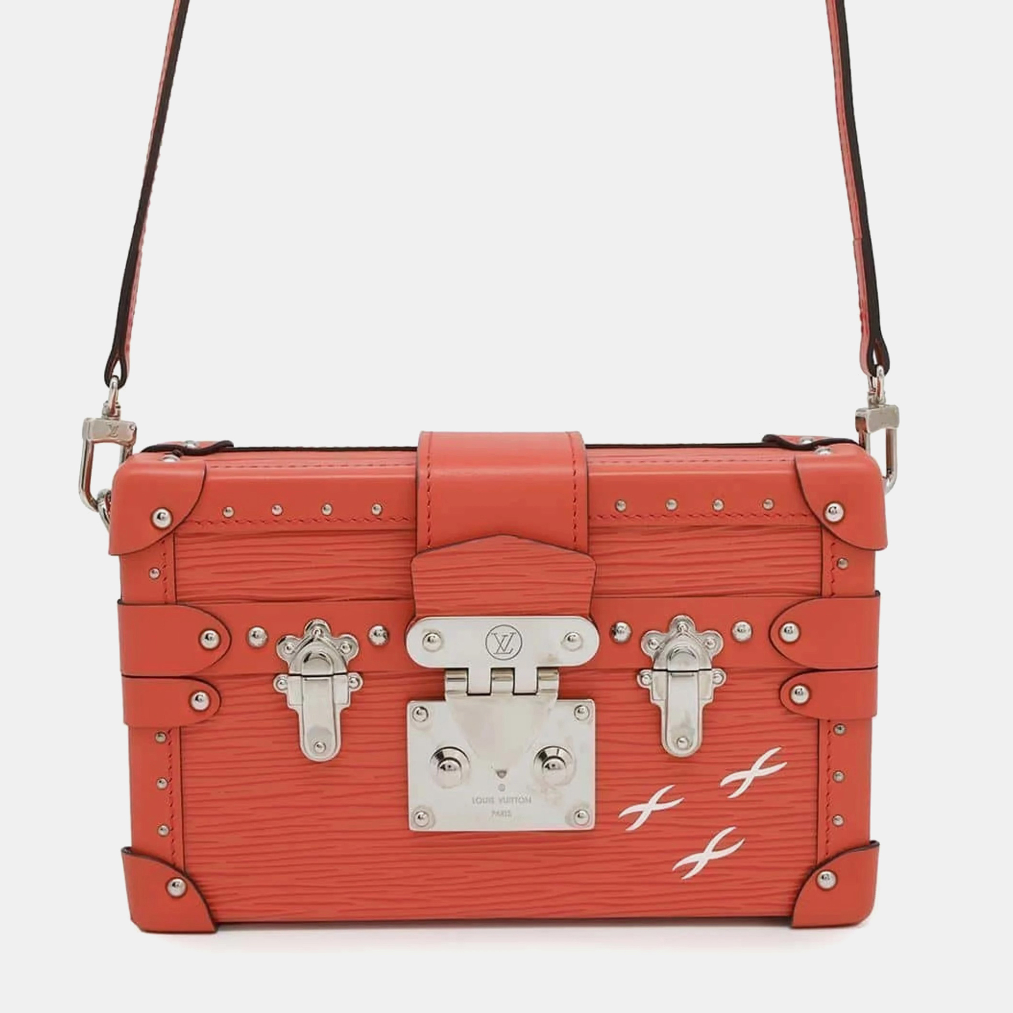 

Louis Vuitton Shoulder Bag Epi Petite Malle, Pink