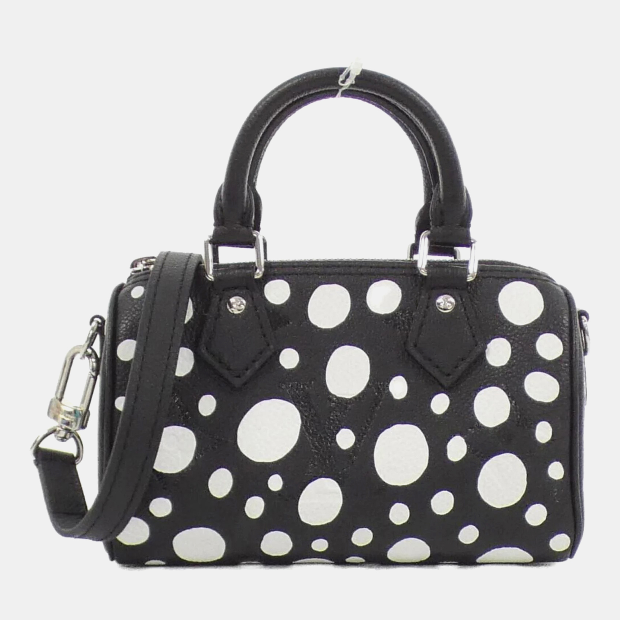 

Louis Vuitton Monogram Empreinte Nano Speedy Boston Bag, Black