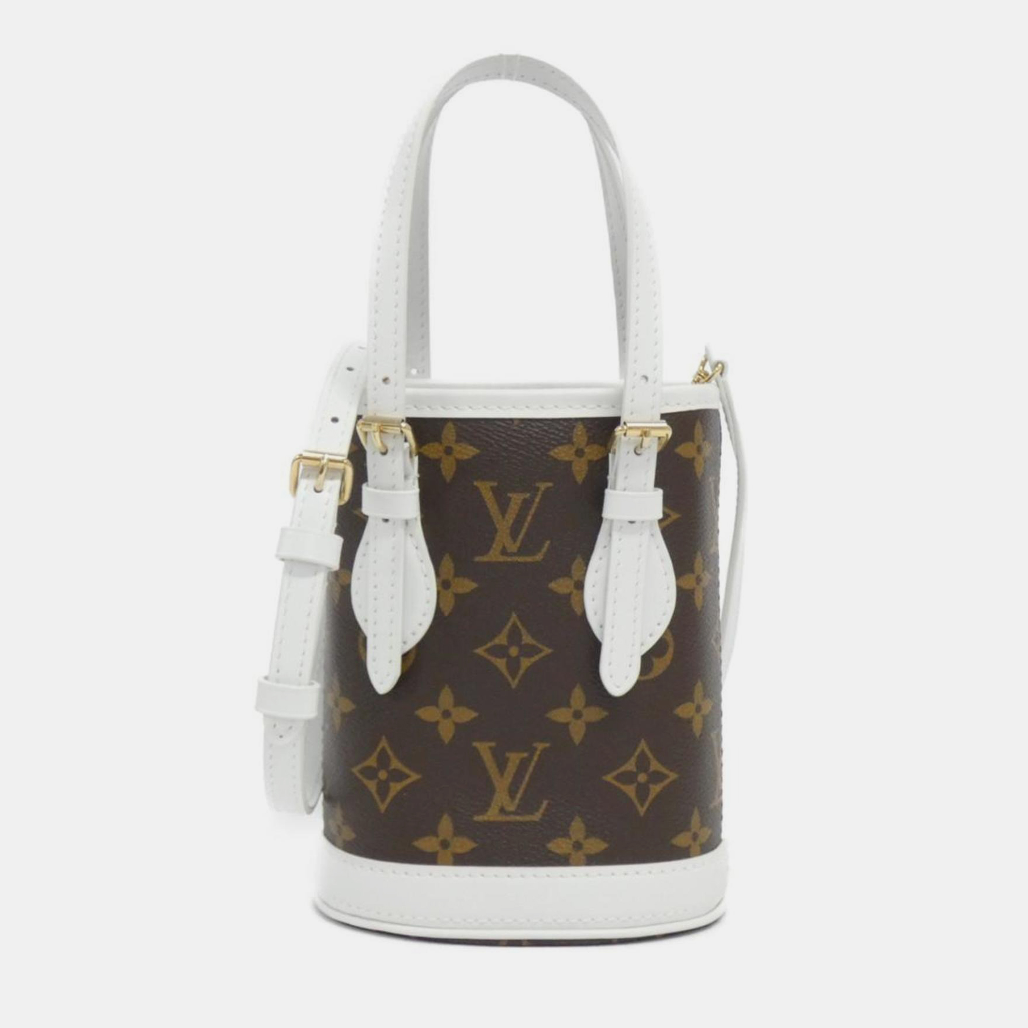 

Louis Vuitton Lv Match Monogram Nano Bucket Bag, Brown
