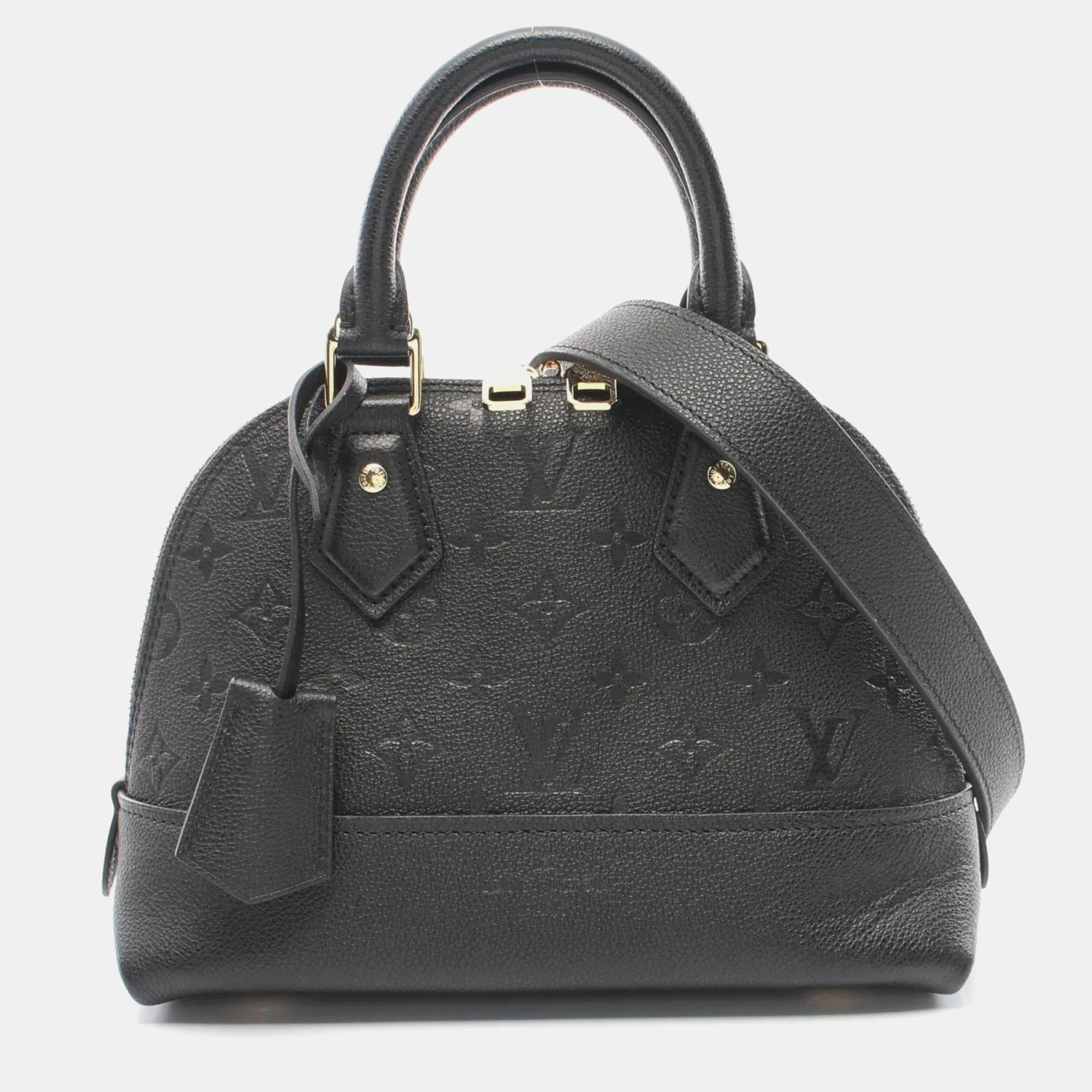 

Louis Vuitton Neo Alma Bb Handbag Leather Monogram Empreinte Black