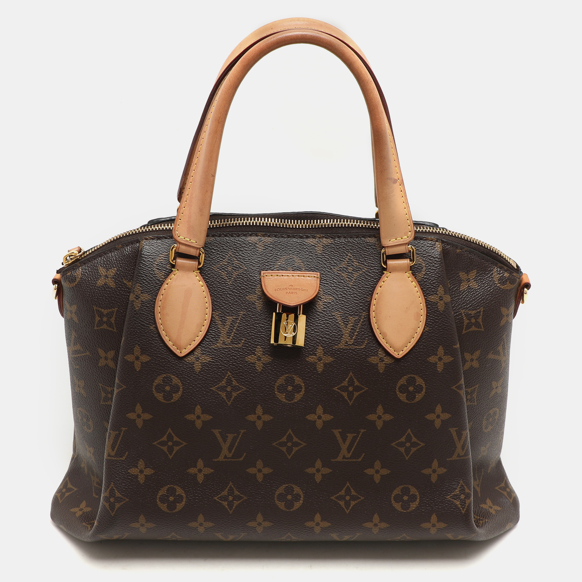 

Louis Vuitton Monogram Canvas Rivoli MM NM Bag, Brown