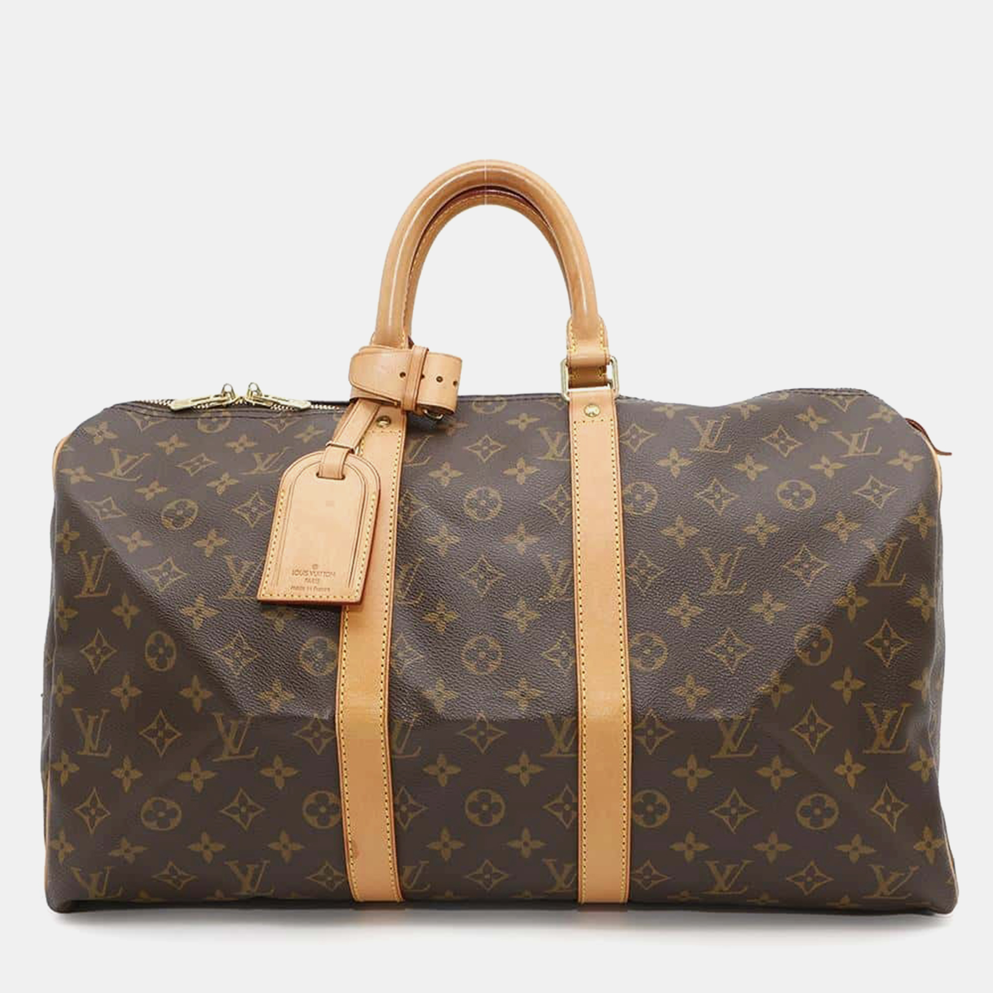 

Louis Vuitton Brown Monogram Keepall 45