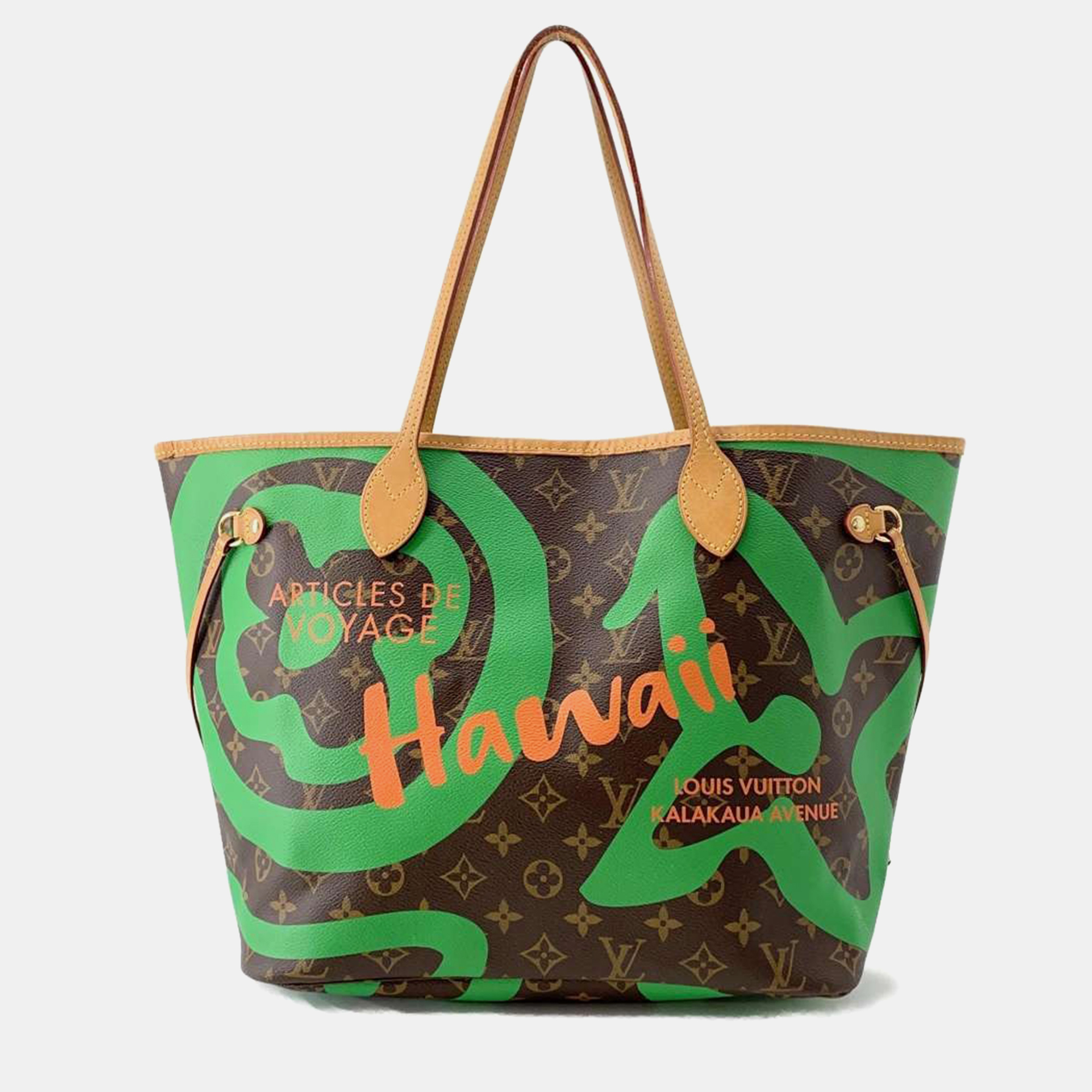 

Louis Vuitton Neverfull_ Hawaii Limited Green Monogram Size Mm