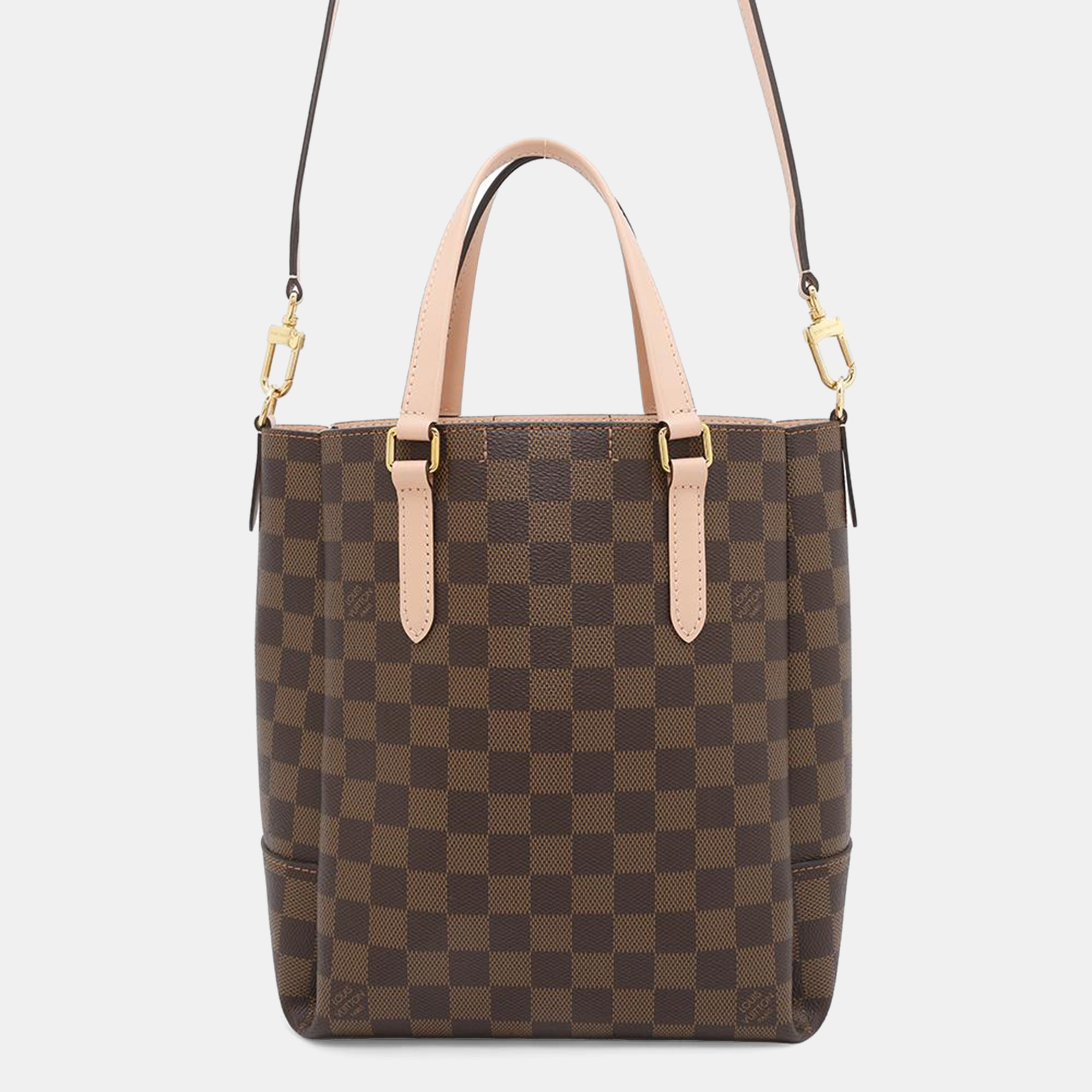

Louis Vuitton Damier Ebene Belmont PM Tote Bag, Brown