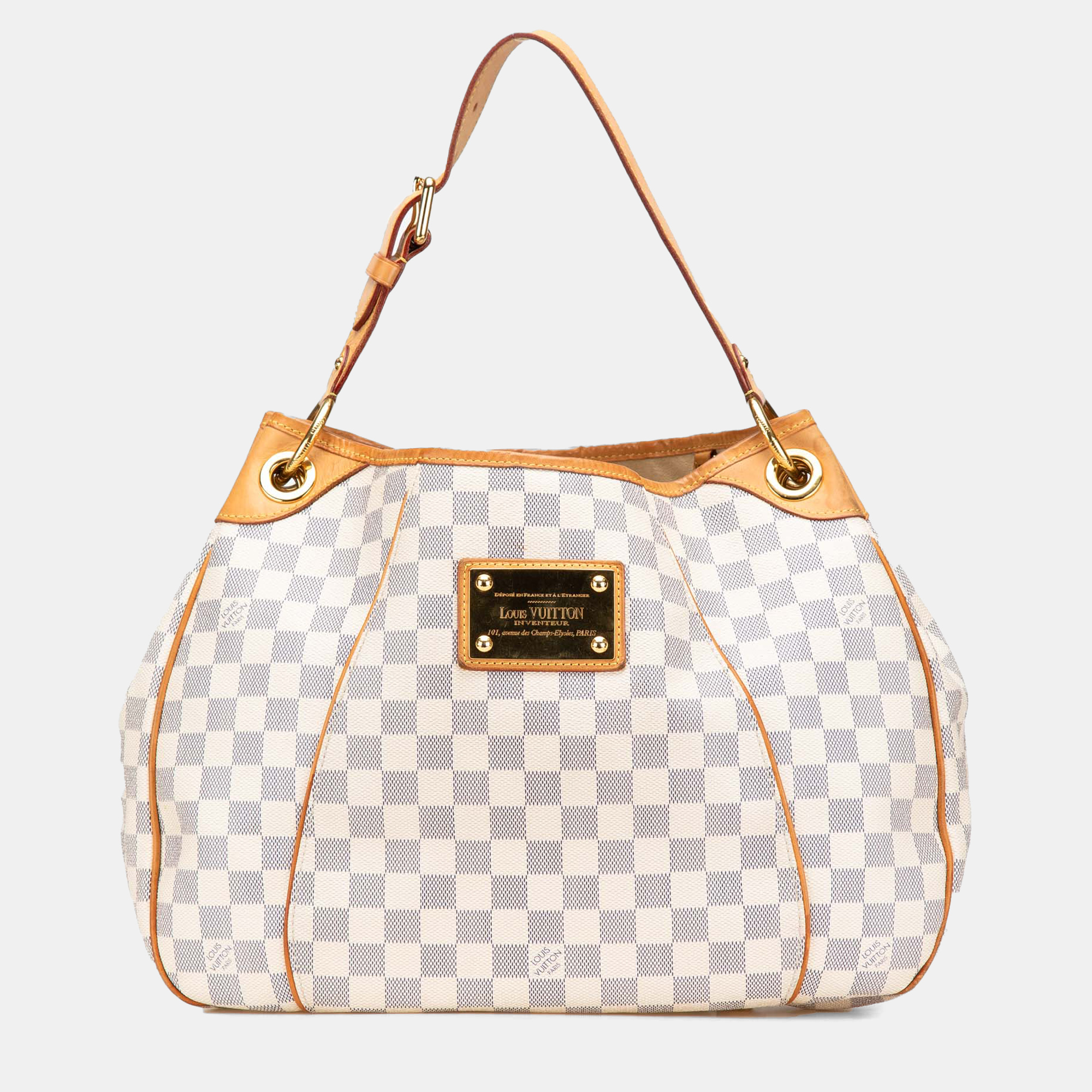 

Louis Vuitton White Damier Azur Galliera PM