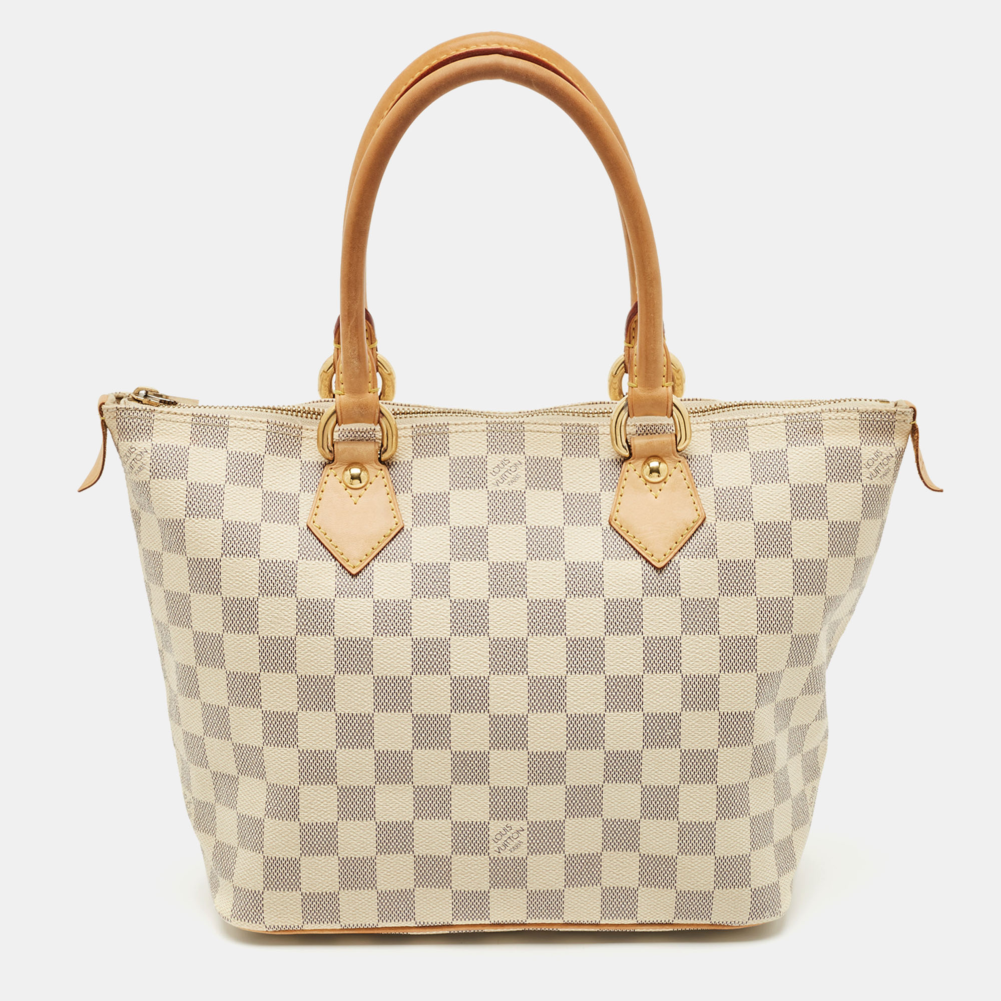 

Louis Vuitton Damier Azur Canvas Saleya PM Bag, Grey