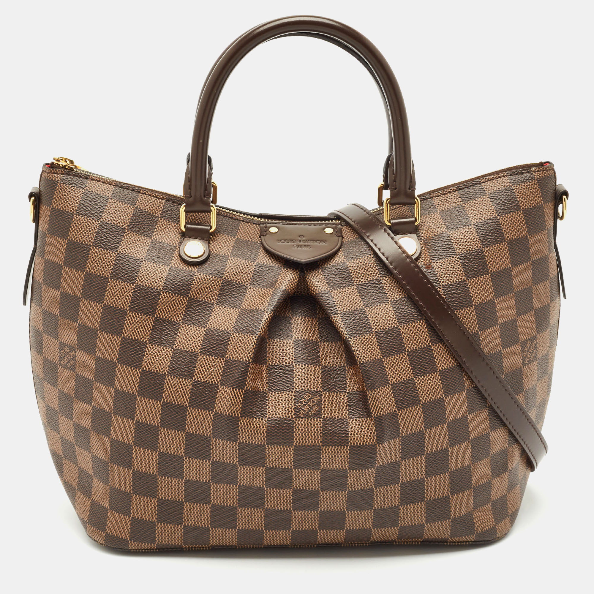 

Louis Vuitton Damier Ebene Canvas Siena MM Bag, Brown