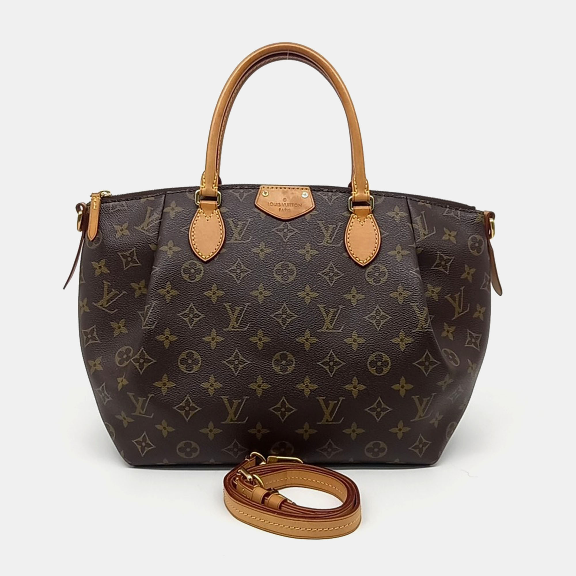 

Louis Vuitton Brown Coated Canvas Monogram Turenne MM bag