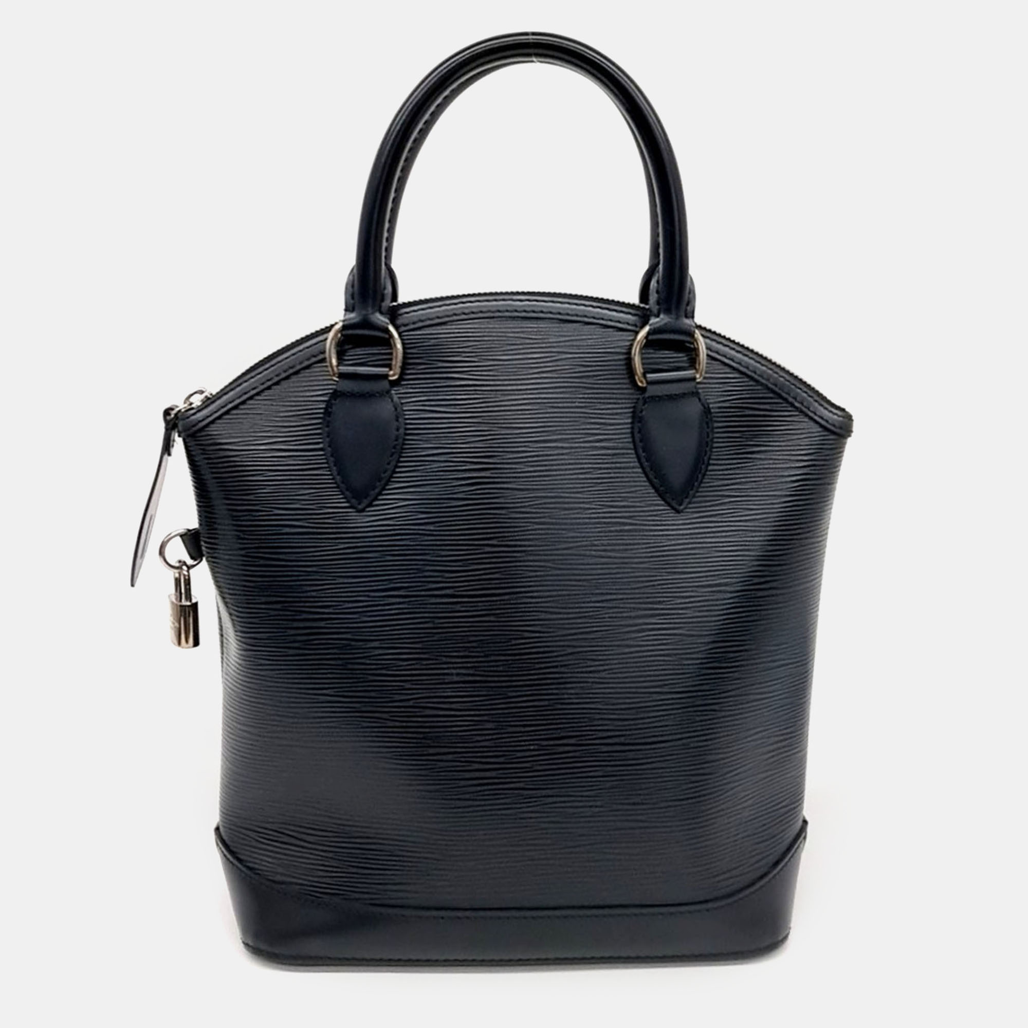 

Louis Vuitton Black Leather Epi Lockit bag