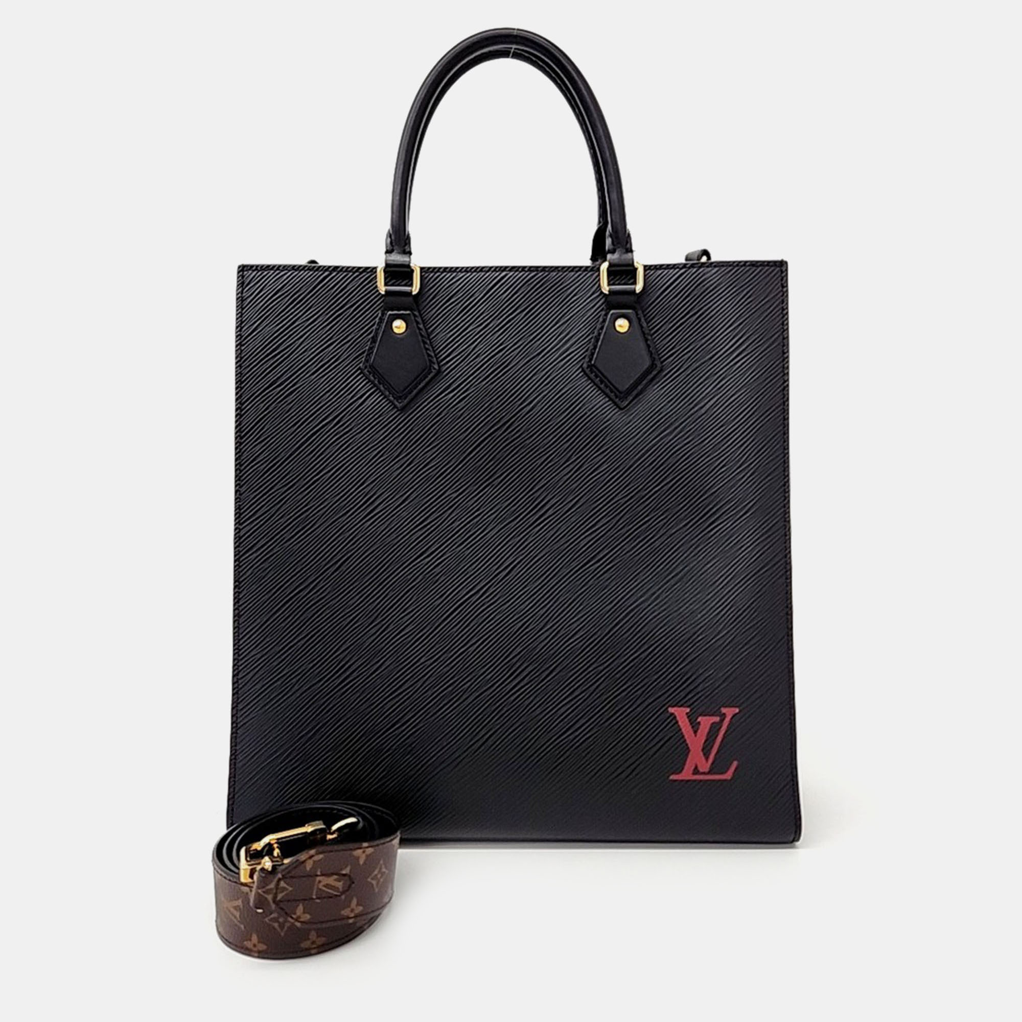 

Louis Vuitton Black Leather Epi Sock Pla PM bag