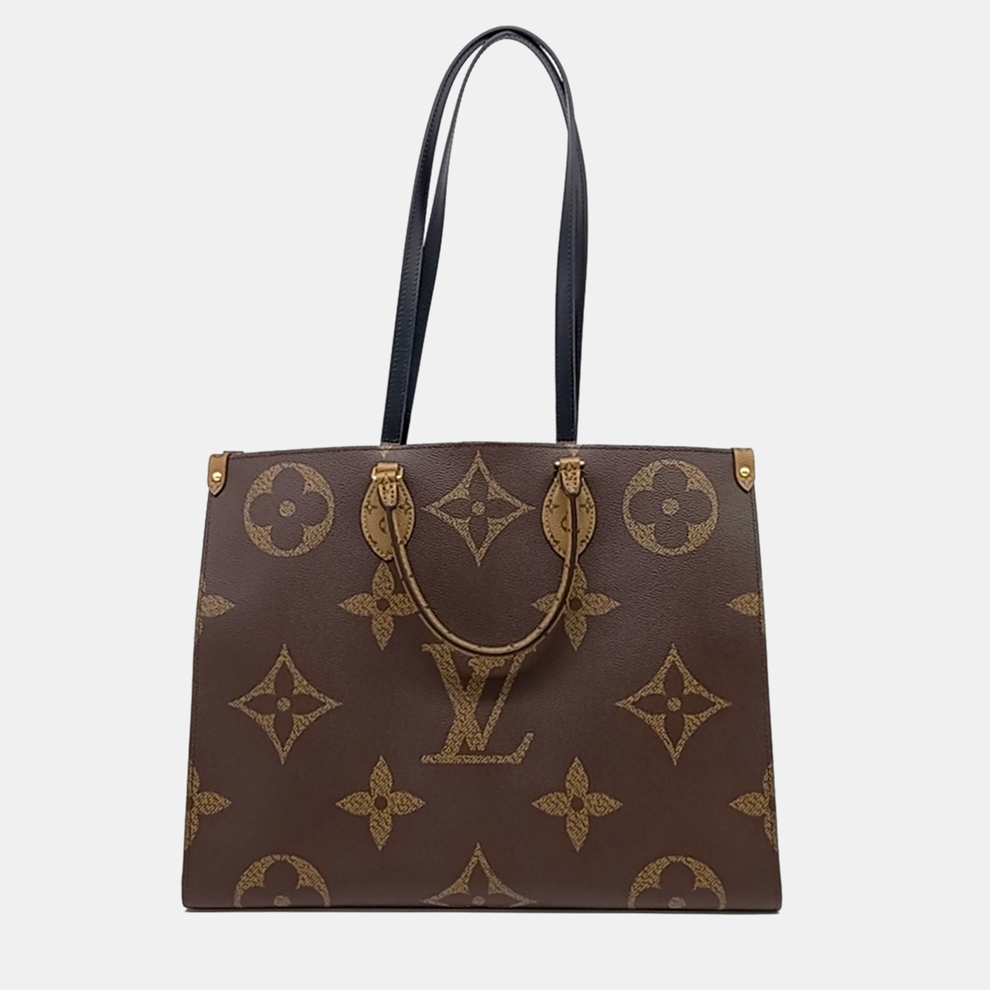 

Louis Vuitton Brown Coated Canvas Monogram On the Go GM bag