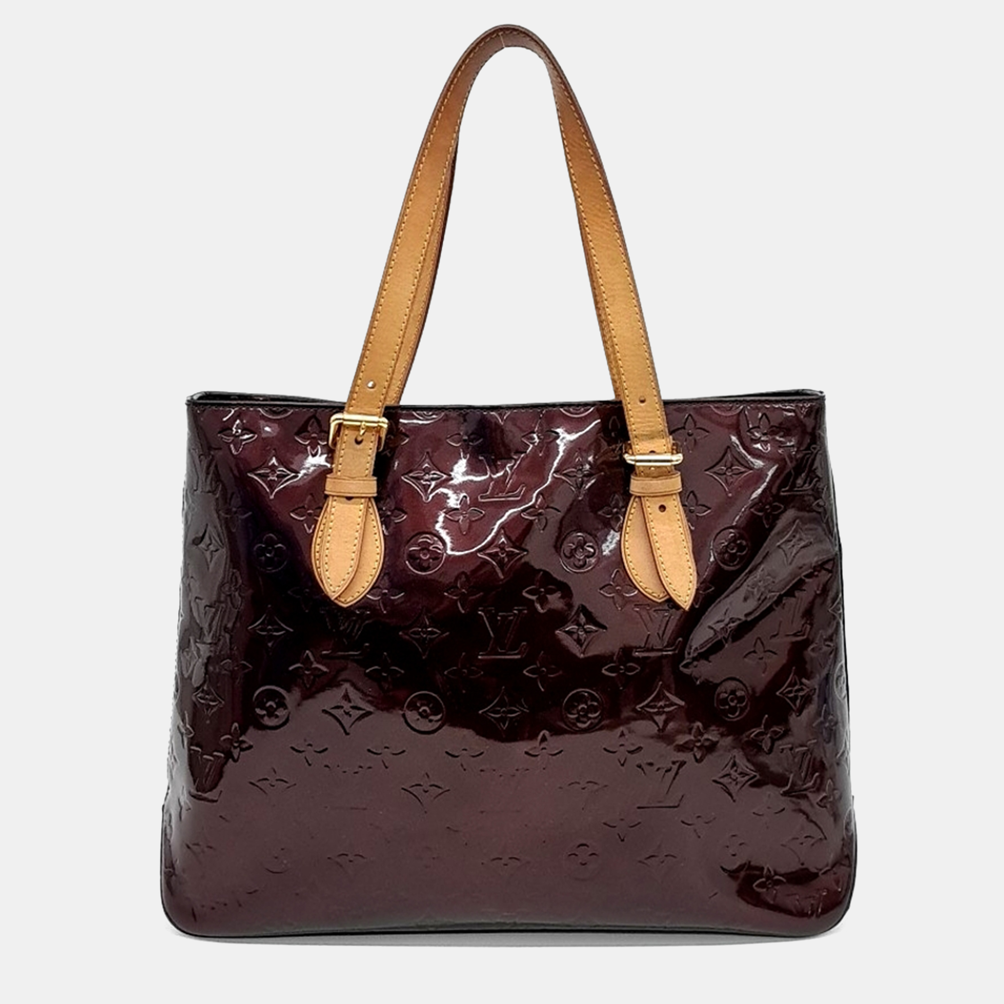 

Louis Vuitton Purple Patent Leather Vernis Brentwood bag