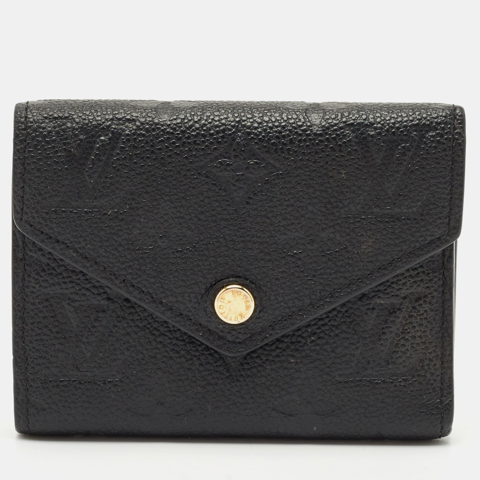 

Louis Vuitton Black Empreinte Leather Victorine Wallet