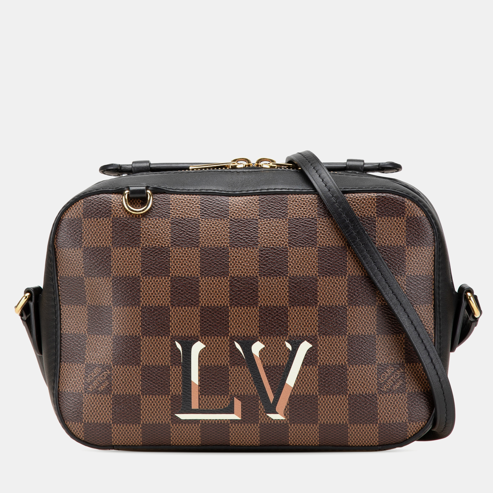 

Louis Vuitton Brown Damier Ebene Santa Monica